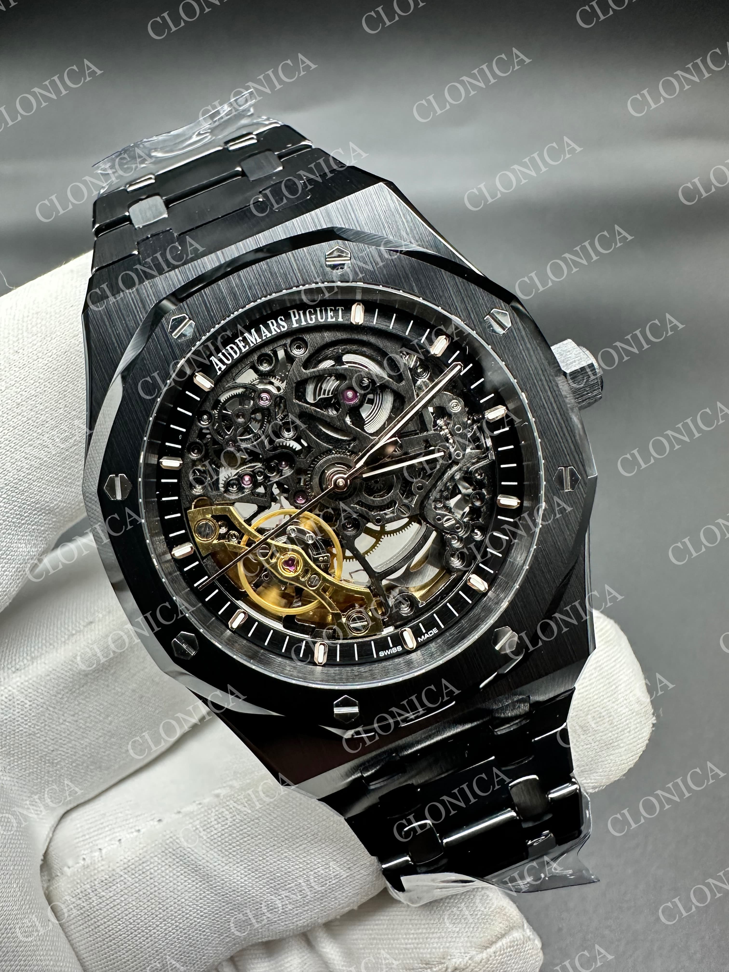 ROYAL OAK 41MM OPENWORKED CERAMIC 15416CE ON CERAMIC BRACELET SA3132 — view 2