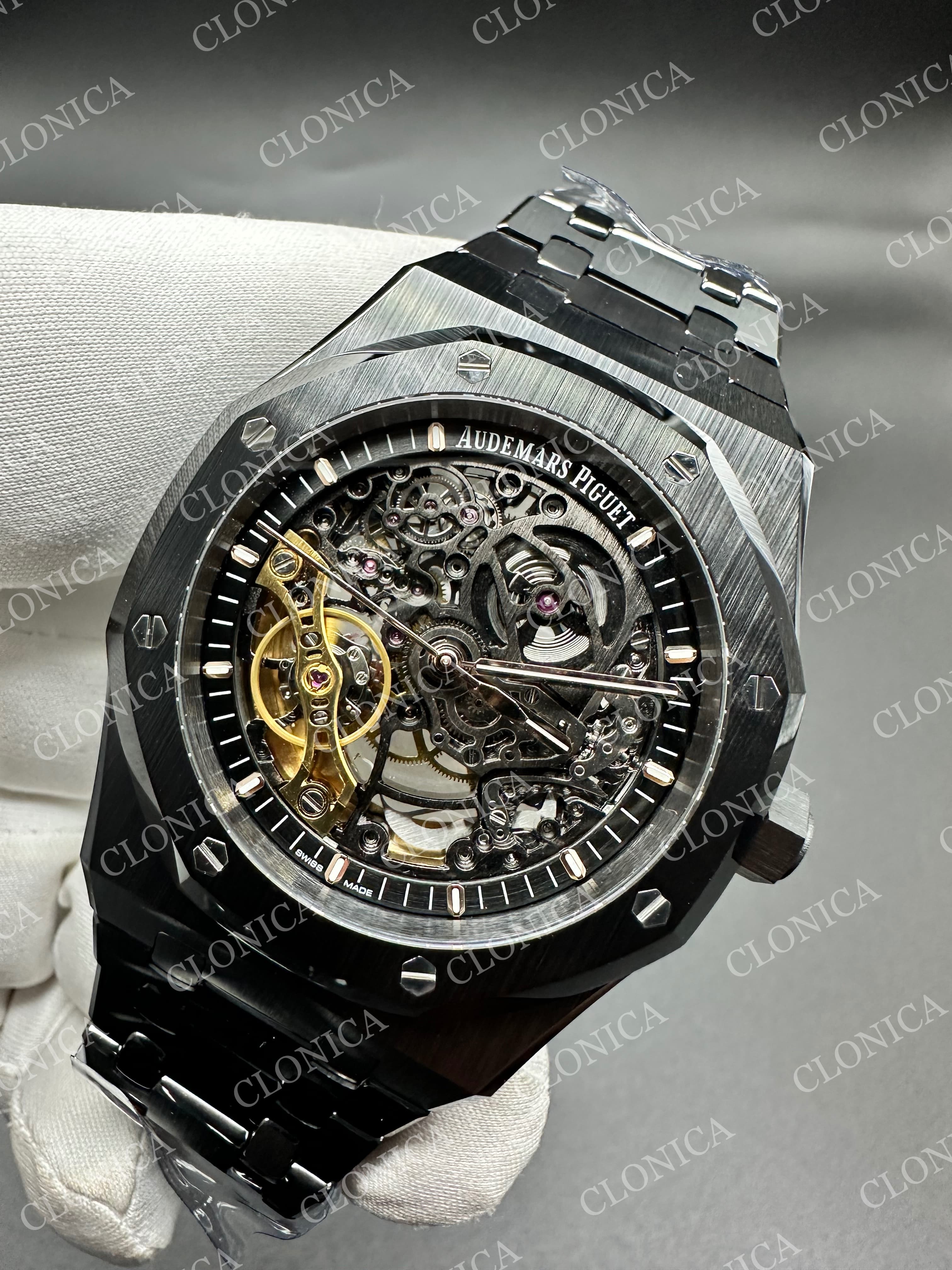 ROYAL OAK 41MM OPENWORKED CERAMIC 15416CE ON CERAMIC BRACELET SA3132 — view 3