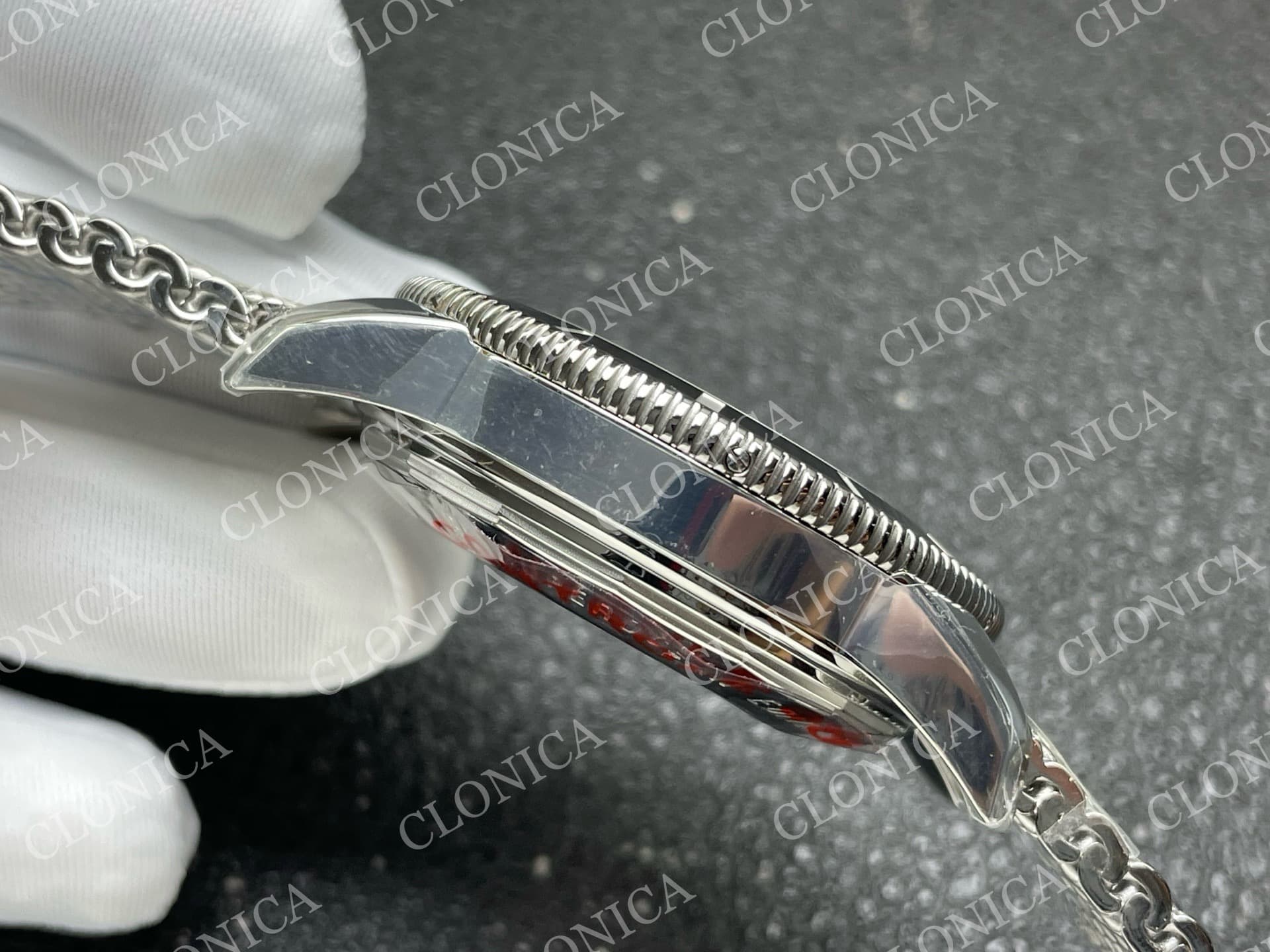 SUPEROCEAN 42MM AB2010 SS WHITE DIAL BLACK CERAMIC BEZEL ON SS BRACELET A2824 — view 9