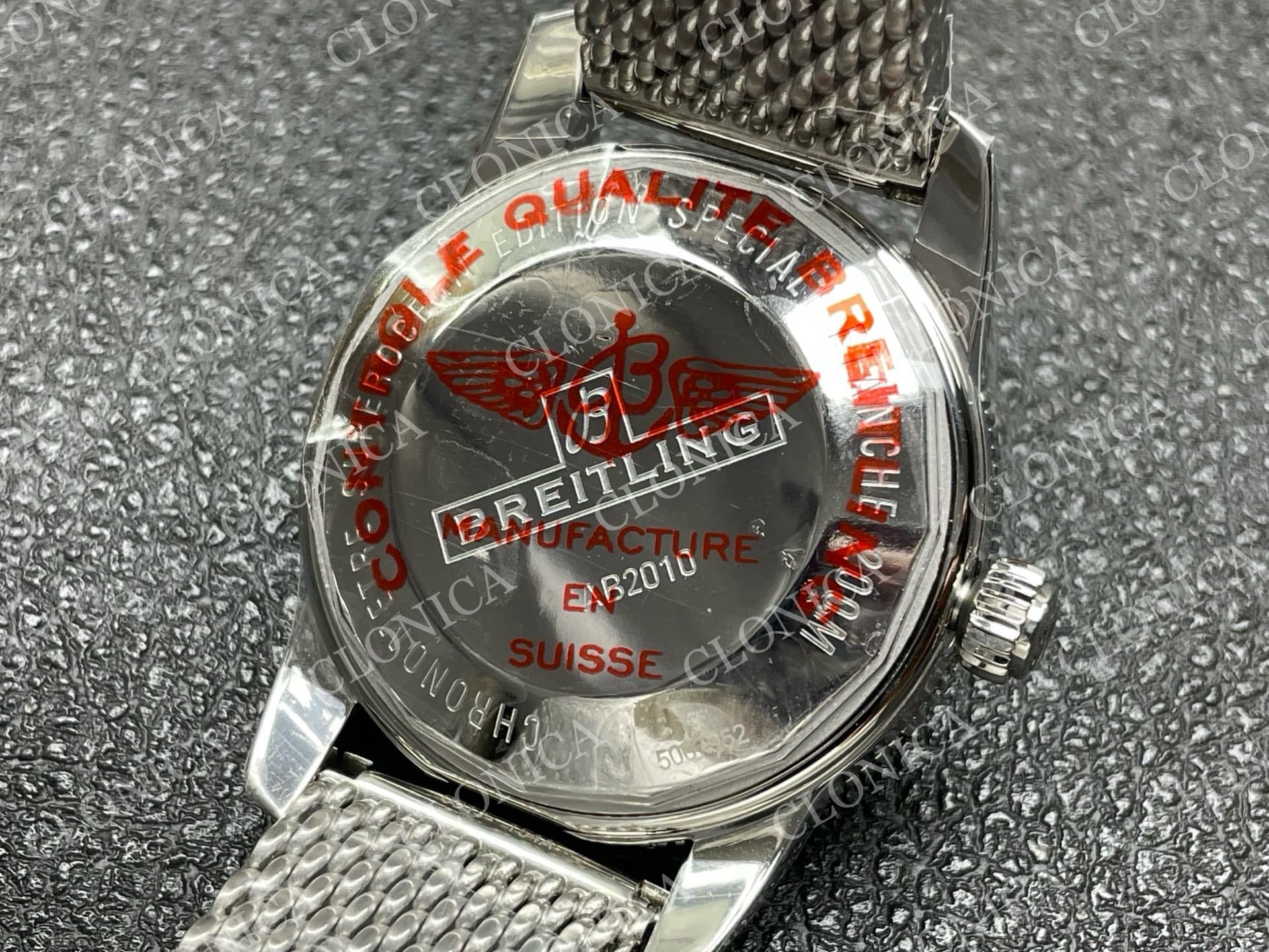 SUPEROCEAN 42MM AB2010 SS / RG BLUE DIAL BLUE CERAMIC BEZEL ON SS BRACELET A2824 — view 8