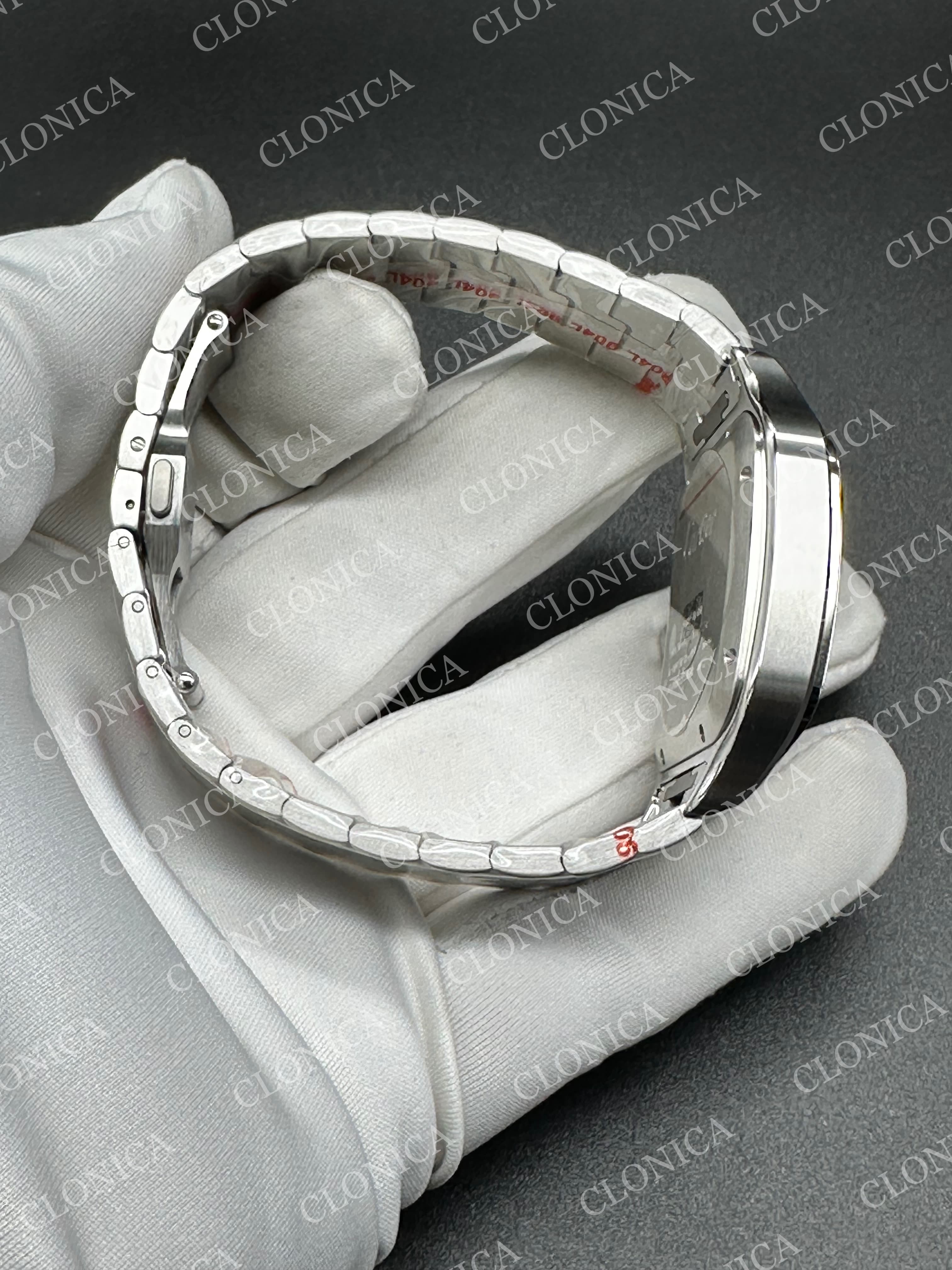 SANTOS DE CARTIER 40MM 1:1 BLUE DIAL ON SS SMARTLINKS BRACELET — view 7