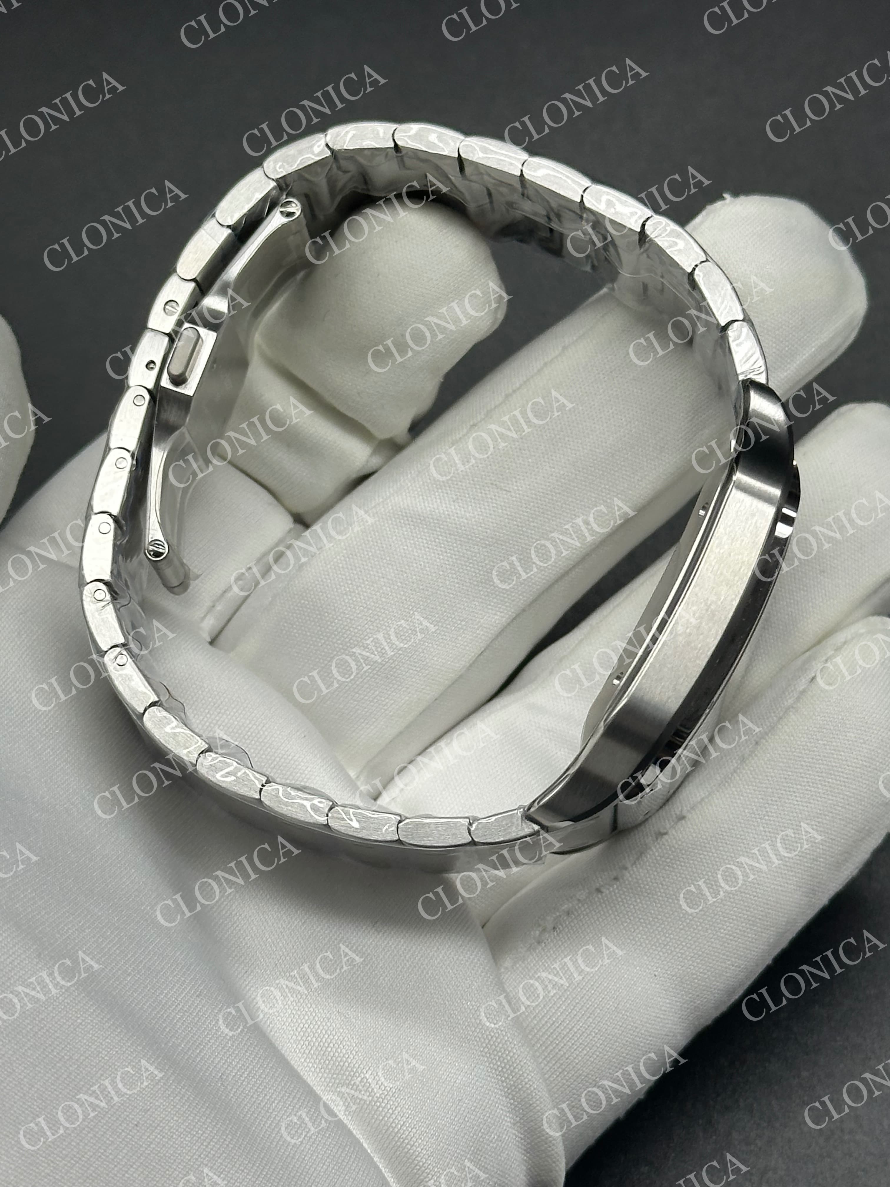 SANTOS DE CARTIER 40MM 1:1 WHITE DIAL ON SS SMARTLINKS BRACELET — view 6