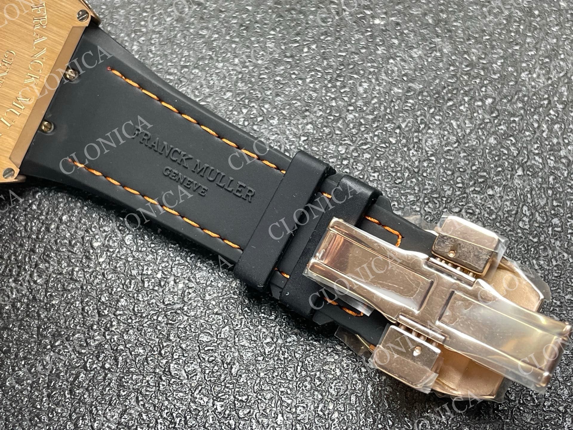 VANGUARD V45 CHRONO BRUSHED SS PAVE CRYSTALS BLACK DIAL — view 6