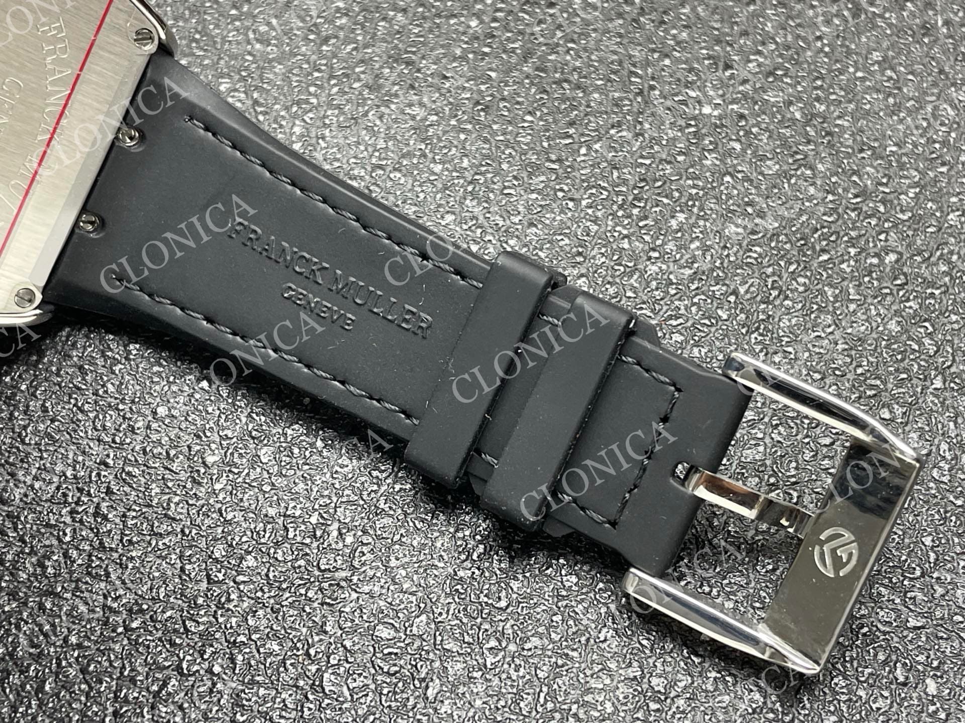VANGUARD V45 CHRONO BRUSHED SS PAVE CRYSTALS DIAMOND DIAL — view 6