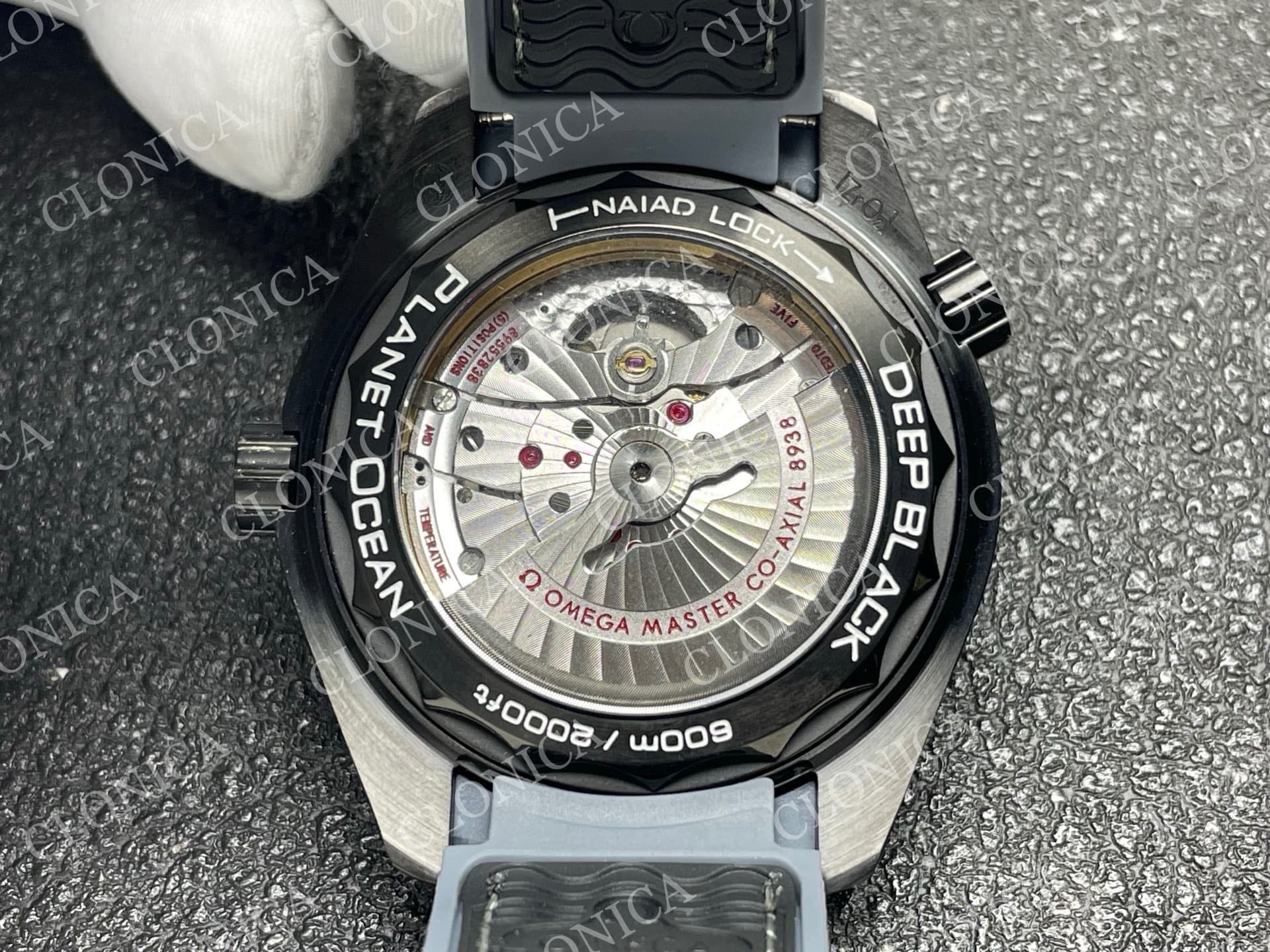 PLANET OCEAN 45.5MM GMT WORLDTIMER REAL CERAMIC 1:1 BLACK/GRAY DIAL — view 8