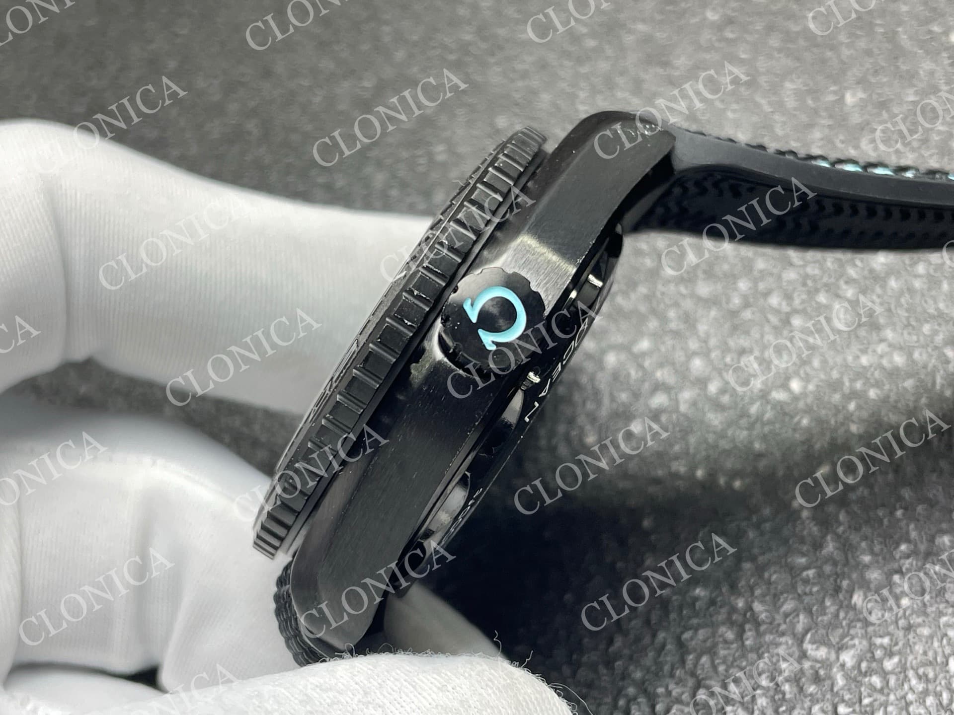 PLANET OCEAN 45.5MM GMT WORLDTIMER REAL CERAMIC 1:1 BLACK/BLUE DIAL — view 7