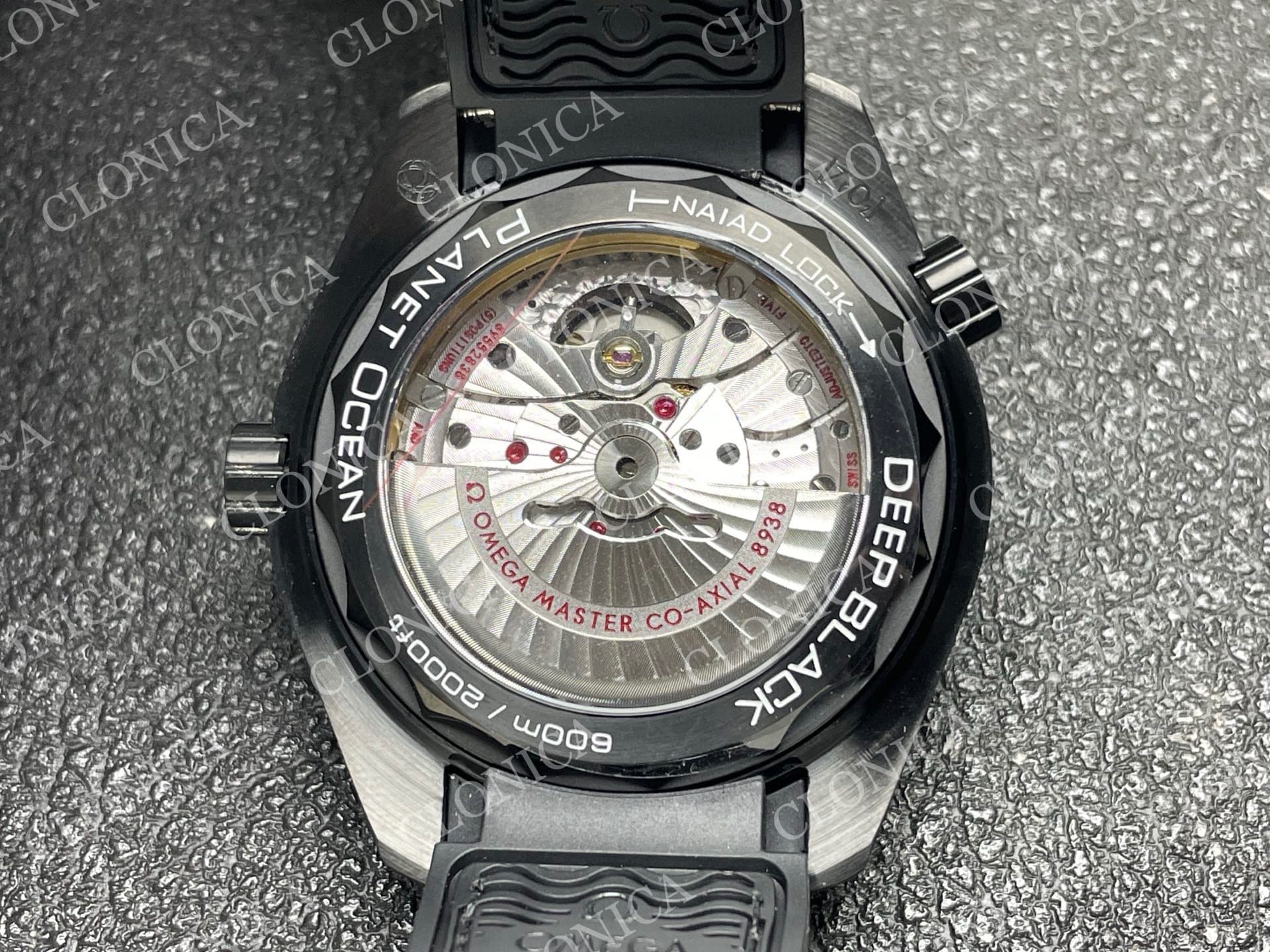 PLANET OCEAN 45.5MM GMT WORLDTIMER REAL CERAMIC 1:1 BLACK/BLUE DIAL — view 8