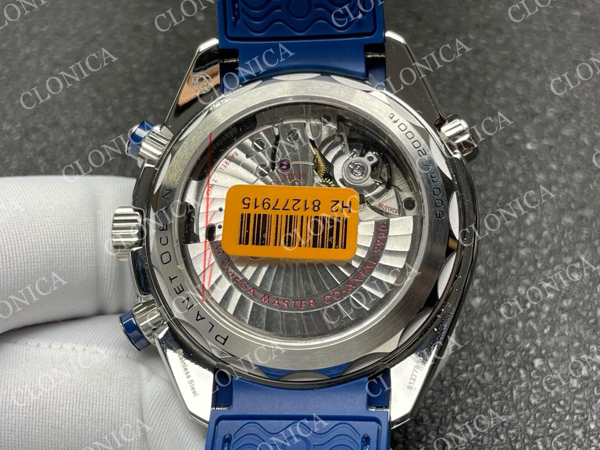 PLANET OCEAN MASTER CHRONOMETER BLUE CERAMIC BEZEL 1:1 BLUE DIAL — view 8