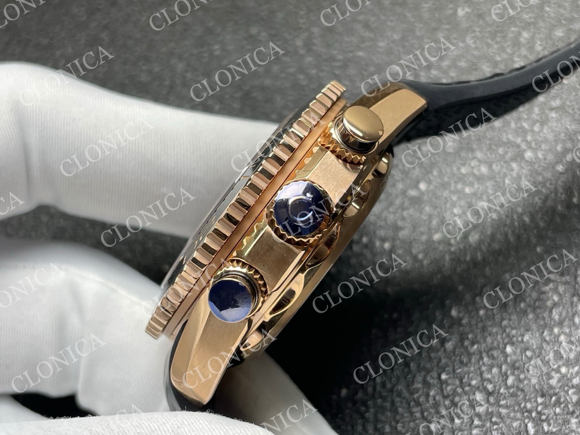 PLANET OCEAN MASTER CHRONOMETER BLACK ROSE CERAMIC BEZEL BLACK DIAL — view 7