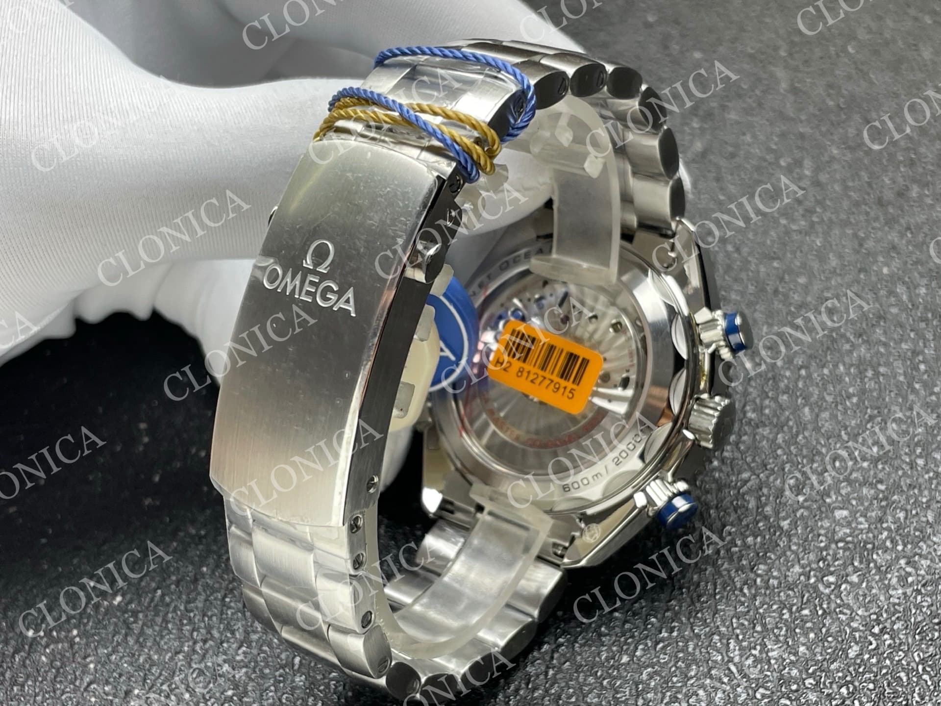 PLANET OCEAN MASTER CHRONOMETER BLUE CERAMIC BEZEL BLUE DIAL — view 5