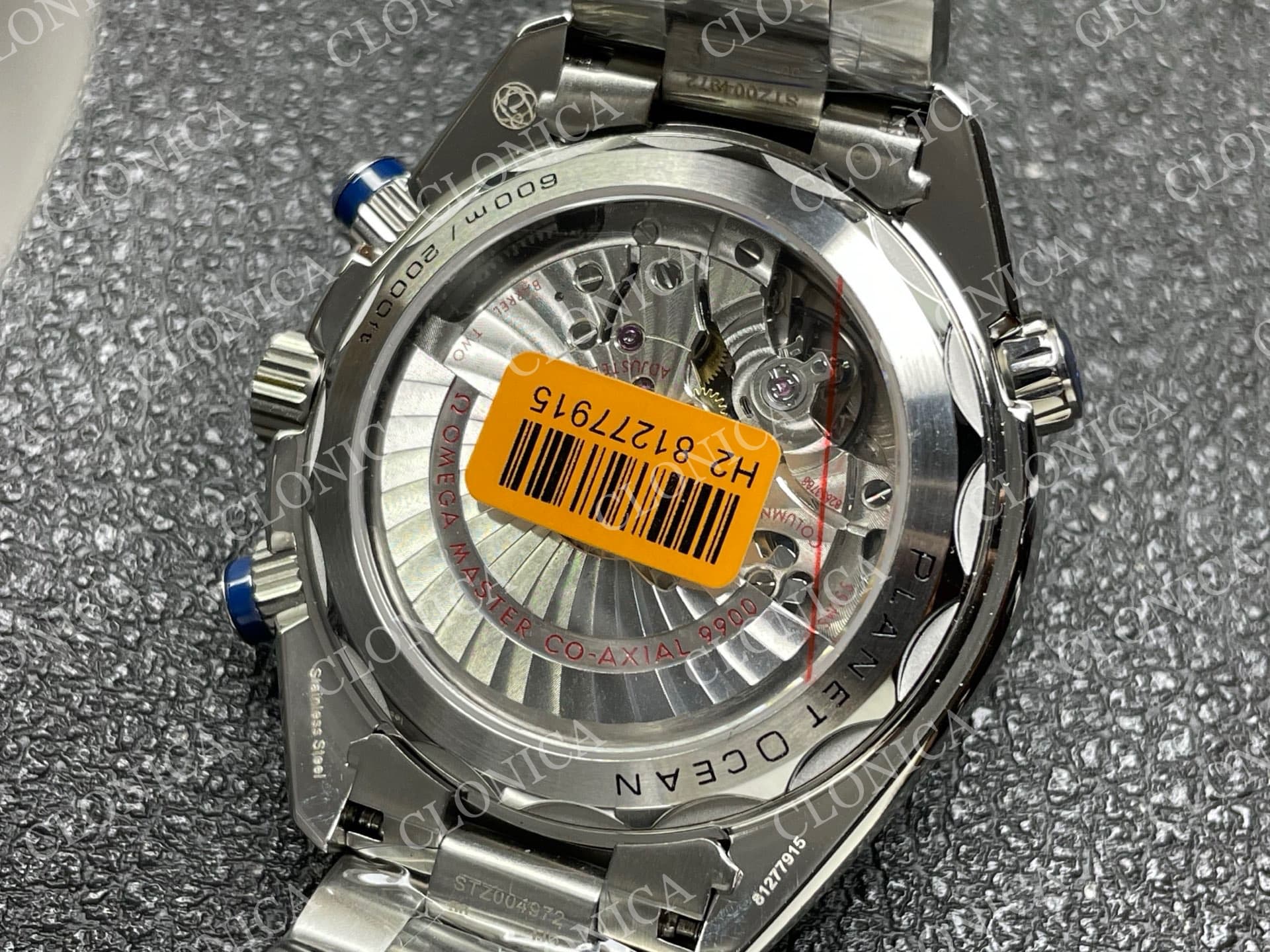 PLANET OCEAN MASTER CHRONOMETER BLACK CERAMIC BEZEL BLACK DIAL — view 8