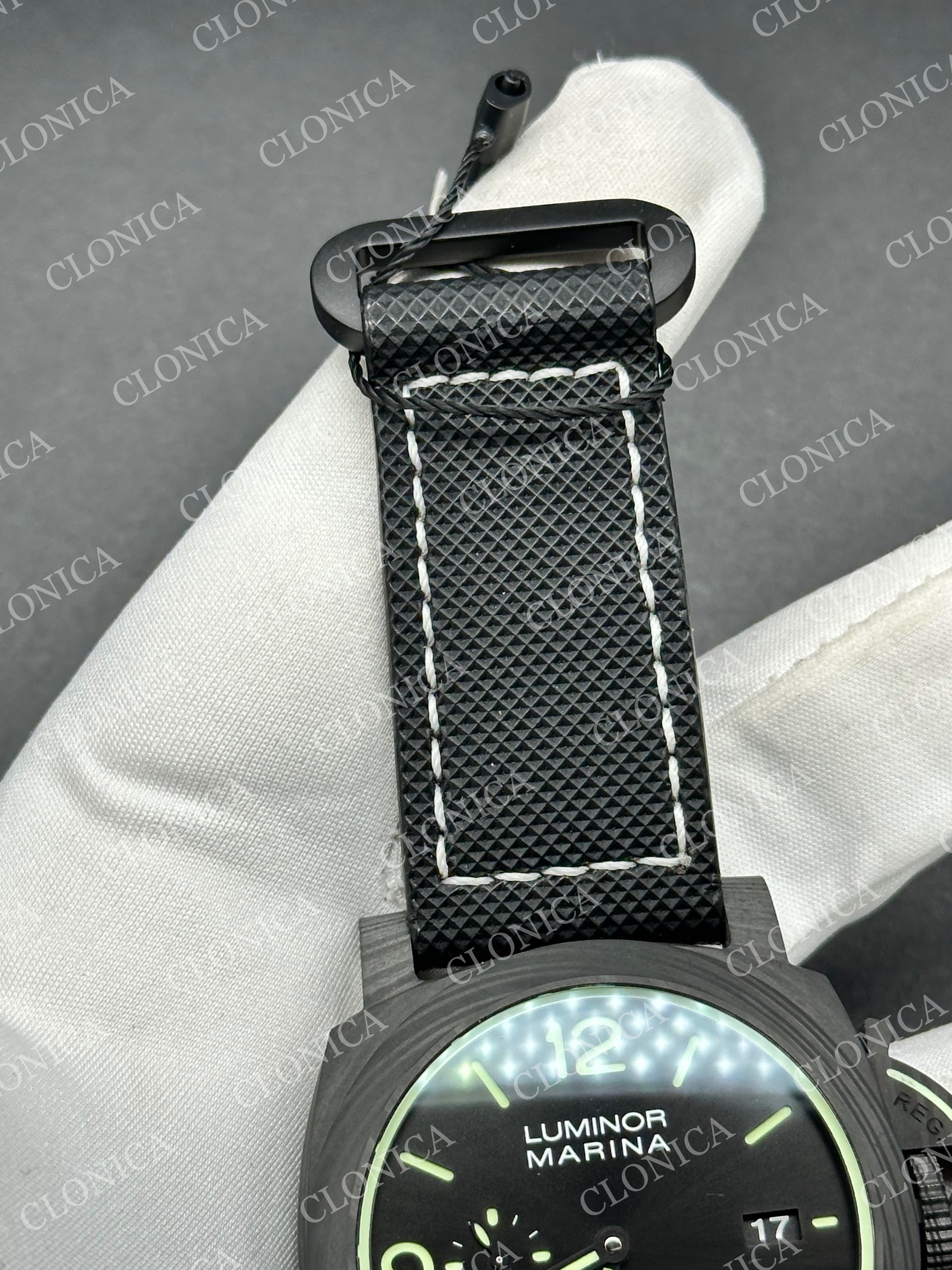 PAM1118 CARBOTECH ON BLACK KEVLAR COMPOSITE STRAP P.9010 CLONE — view 7