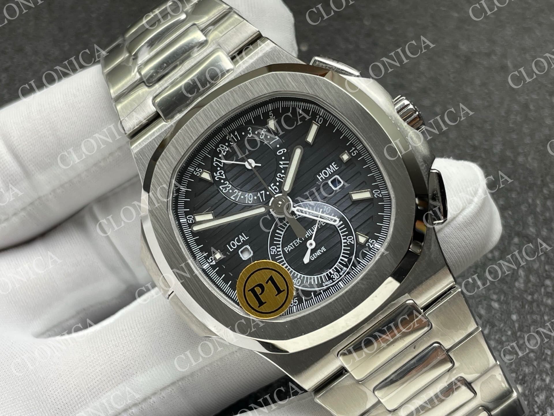 NAUTILUS 5990 SS BLUE DIAL — view 2