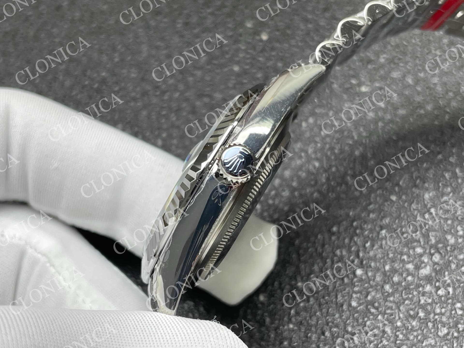 DATEJUST 41 126334 904L SS BLACK DIAMOND DIAL — view 7
