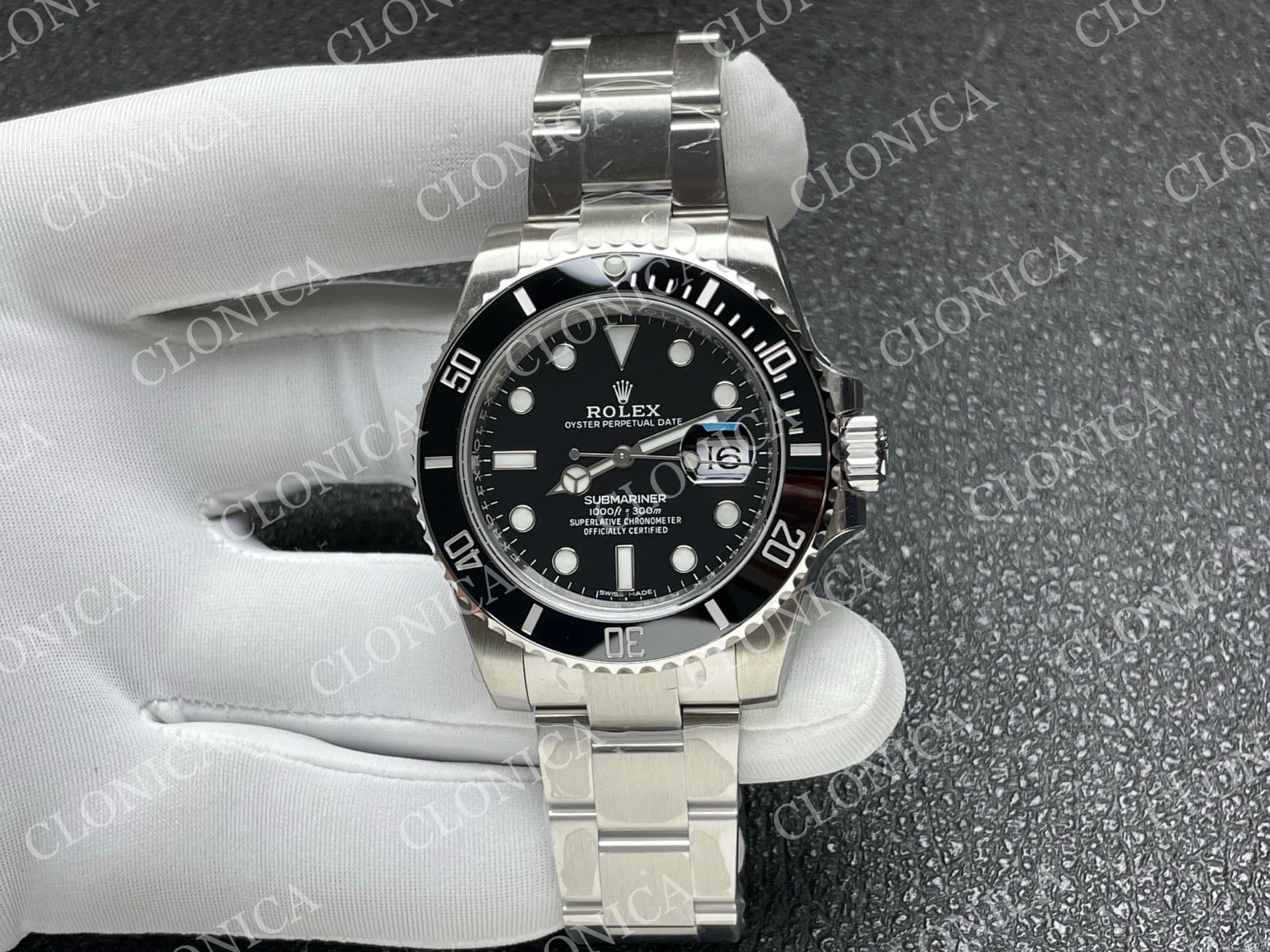 SUBMARINER 116610 40MM BLACK CERAMIC 904L SS BLACK DIAL — view 1