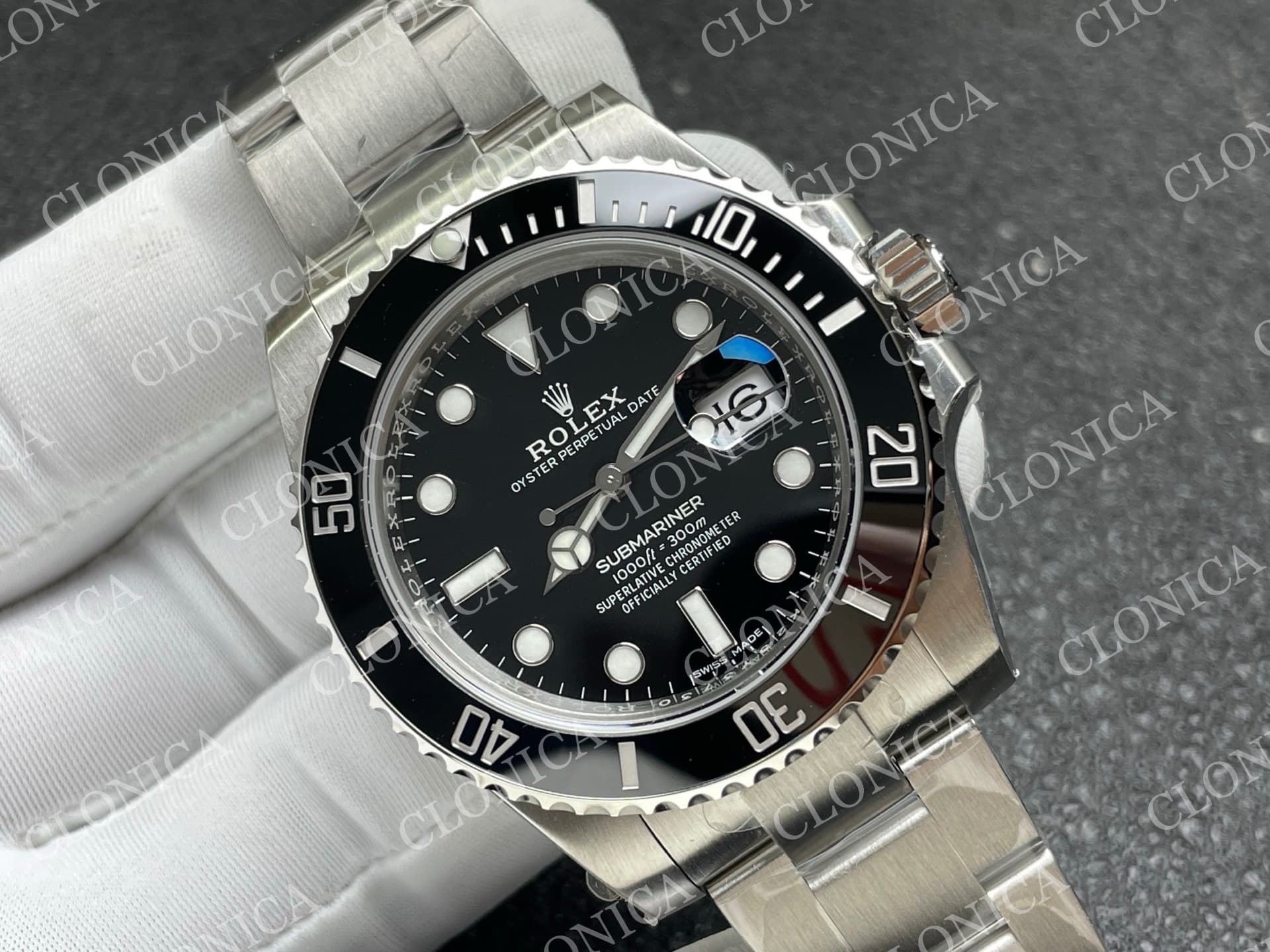 SUBMARINER 116610 40MM BLACK CERAMIC 904L SS BLACK DIAL — view 2