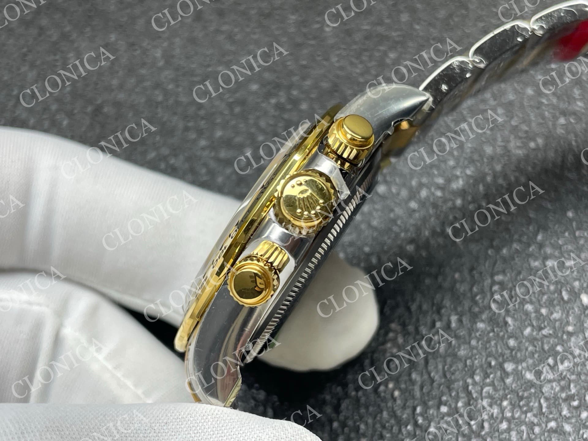 DAYTONA 126503 SS/YG GAIN WEIGHT BLACK DIAL ON OYSTER BRACELET — view 6
