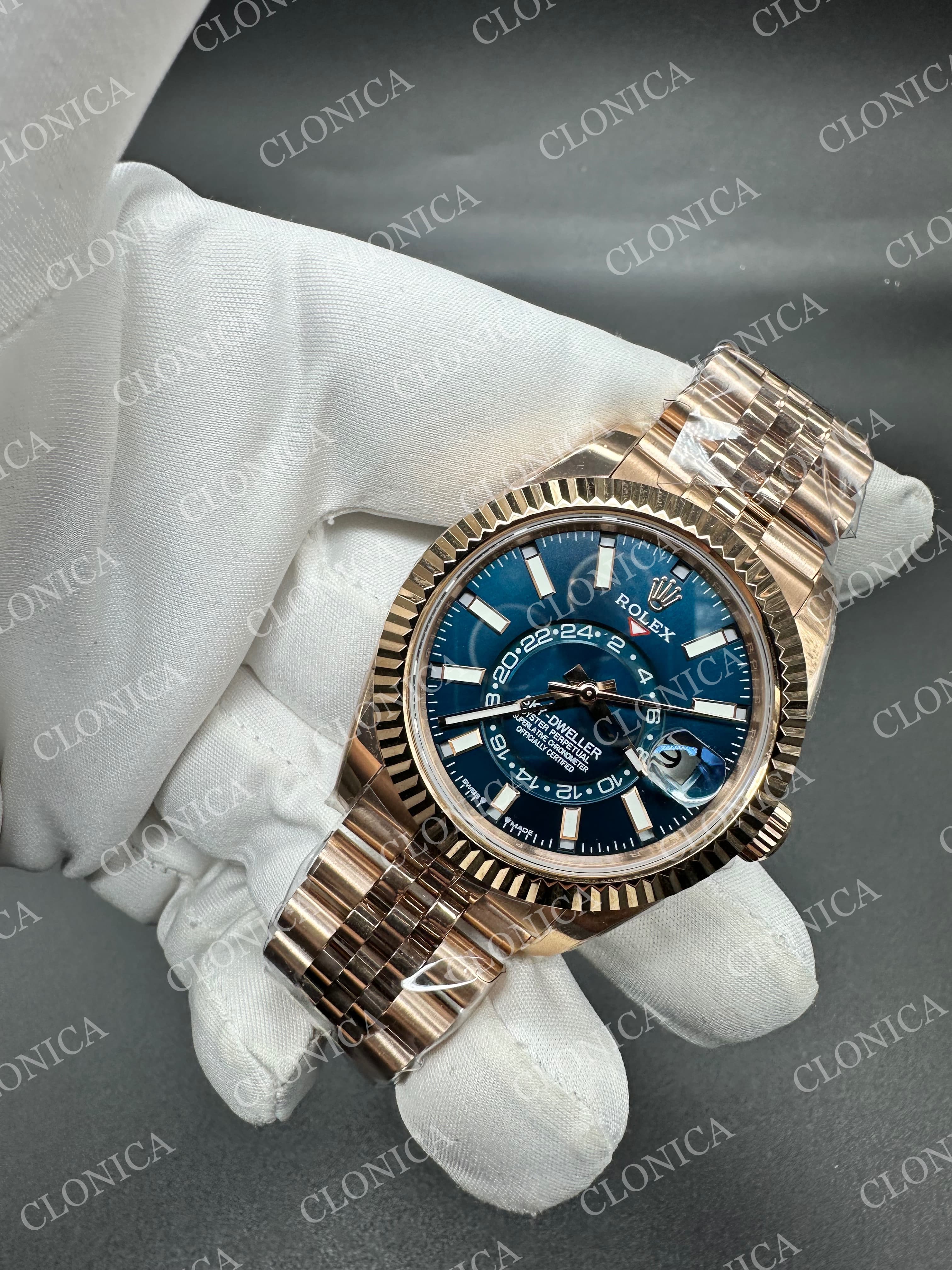 SKYDWELLER 336935 RG WHITE DIAL ON RG JUBILEE BRACELET ( WEIGHTED ) — view 3