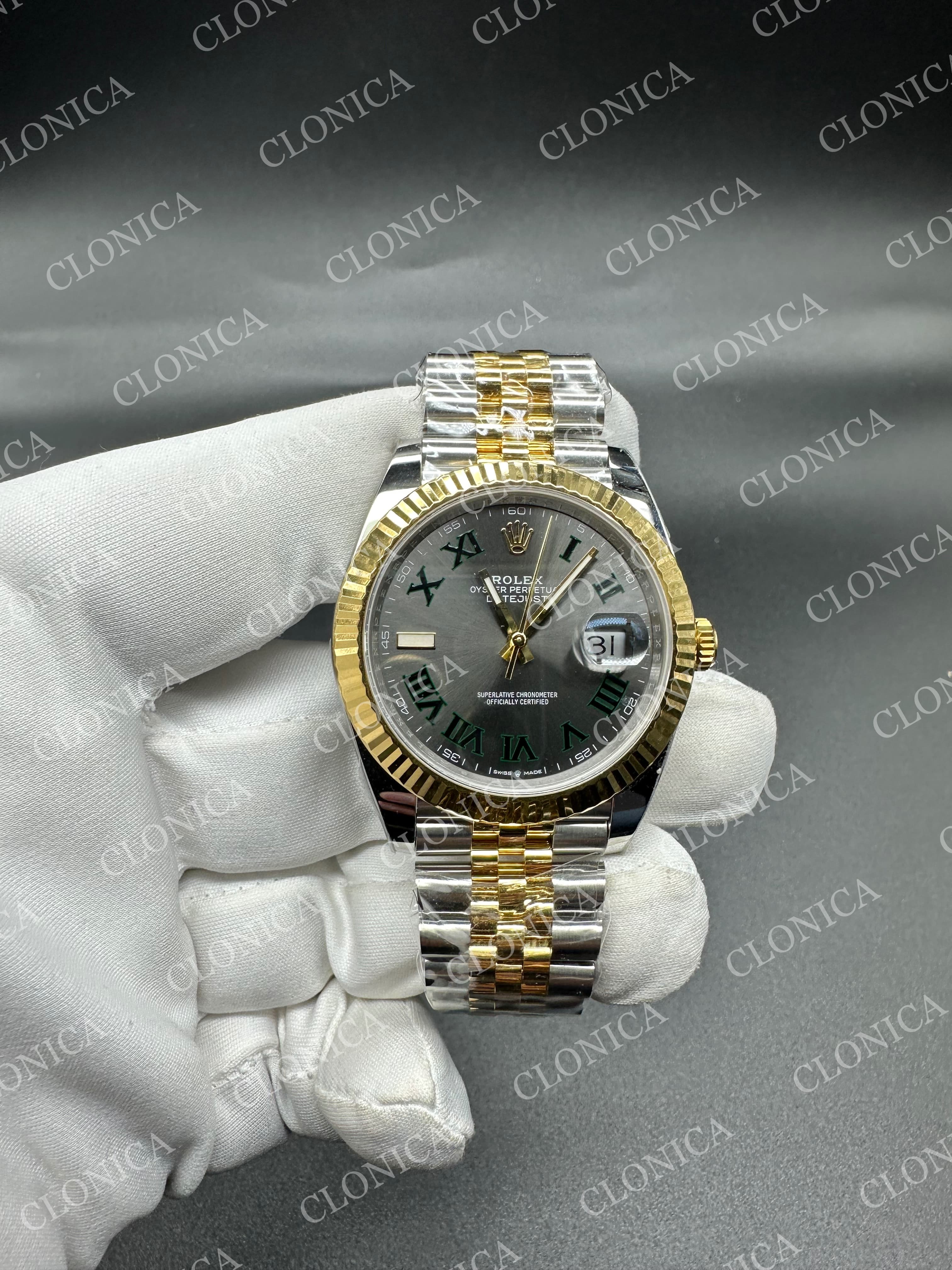 DATEJUST 41 126233 904L SS/YG GRAY DIAL ROMAN MARKER ON SS/YG JUBILEE BRACELET DD3235 — view 1