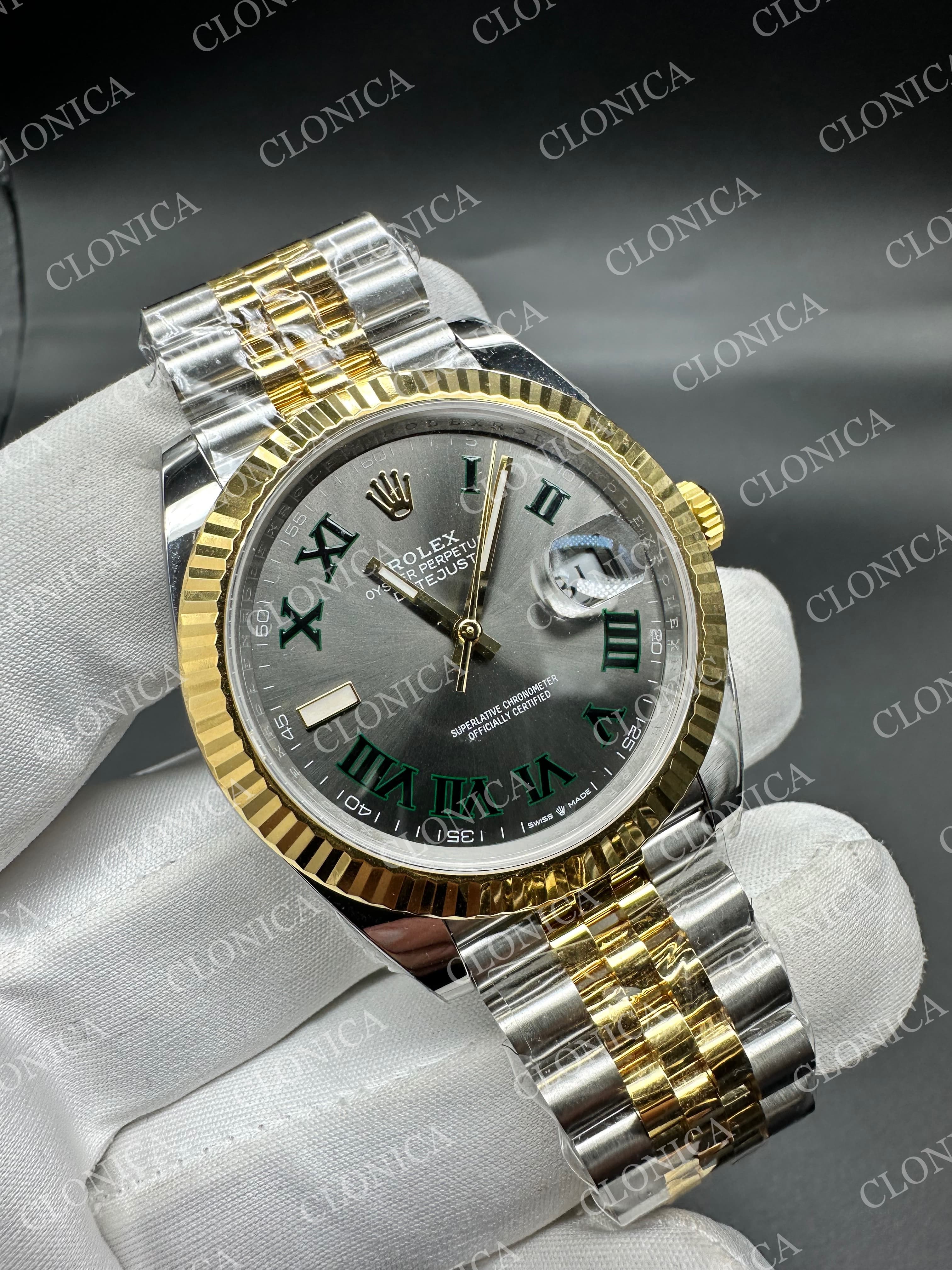 DATEJUST 41 126233 904L SS/YG GRAY DIAL ROMAN MARKER ON SS/YG JUBILEE BRACELET DD3235 — view 2