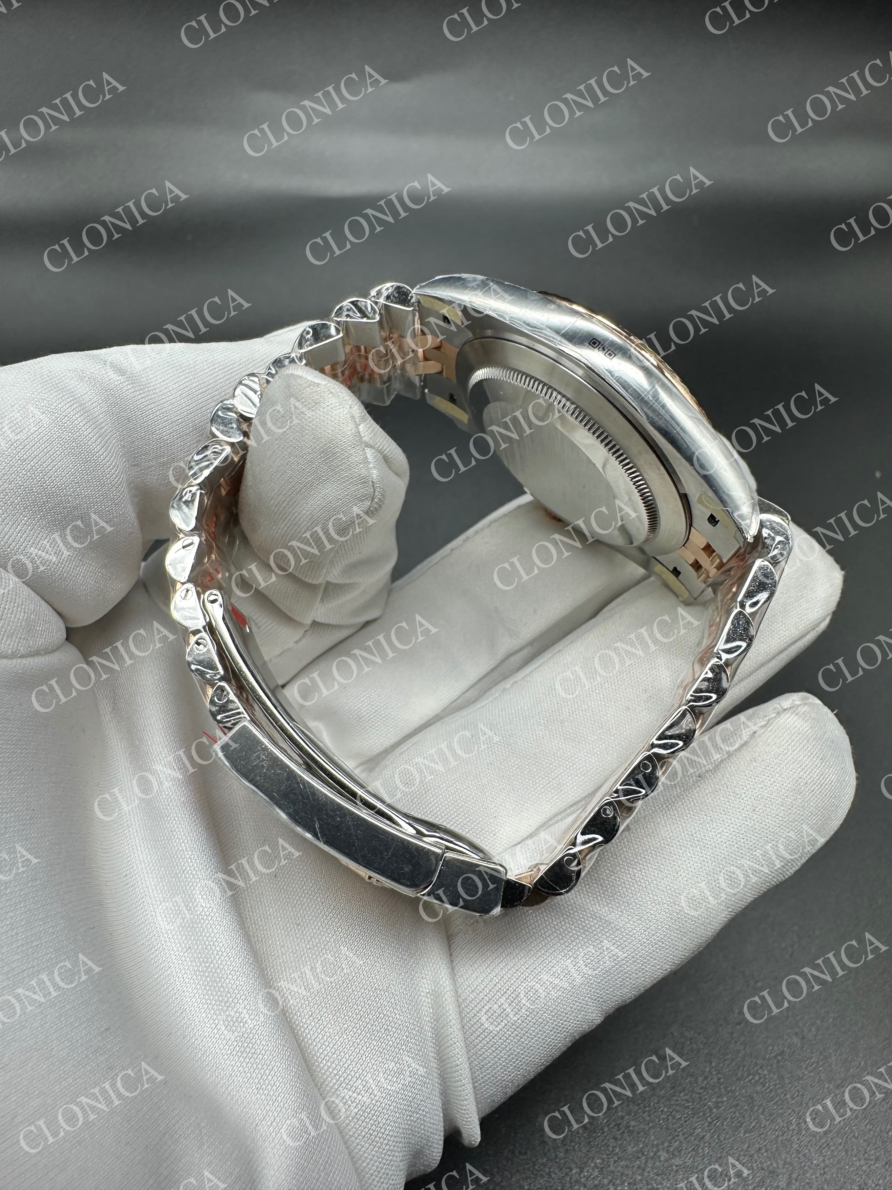 DATEJUST 41MM 126331 904 SS/RG GRAY DIAL ROMAN MARKER ON JUBILEE BRACELET — view 5