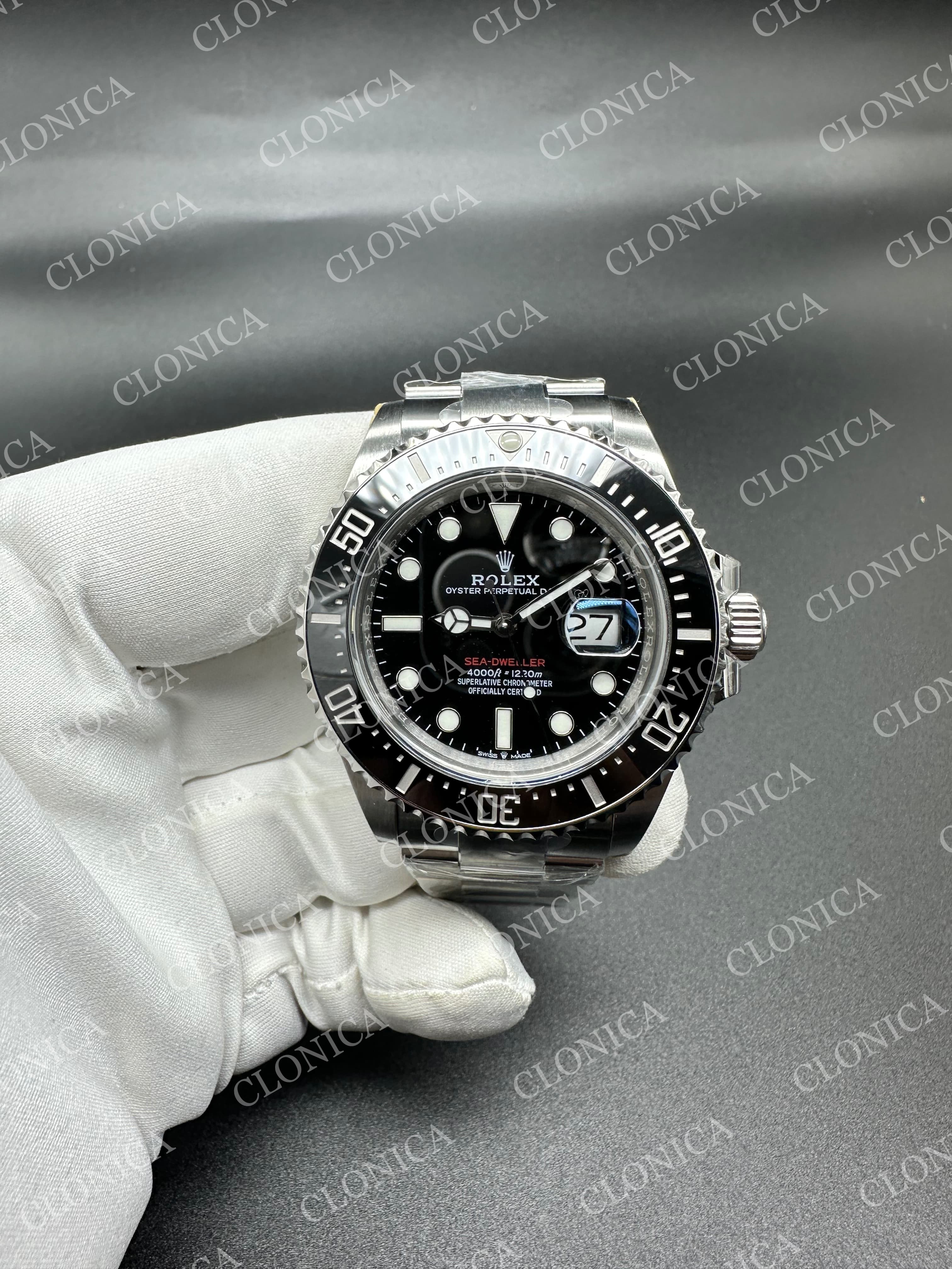 SEA-DWELLER 43MM 126600 904L SS BLACK DIAL ON 904L SS BRACELET — view 1