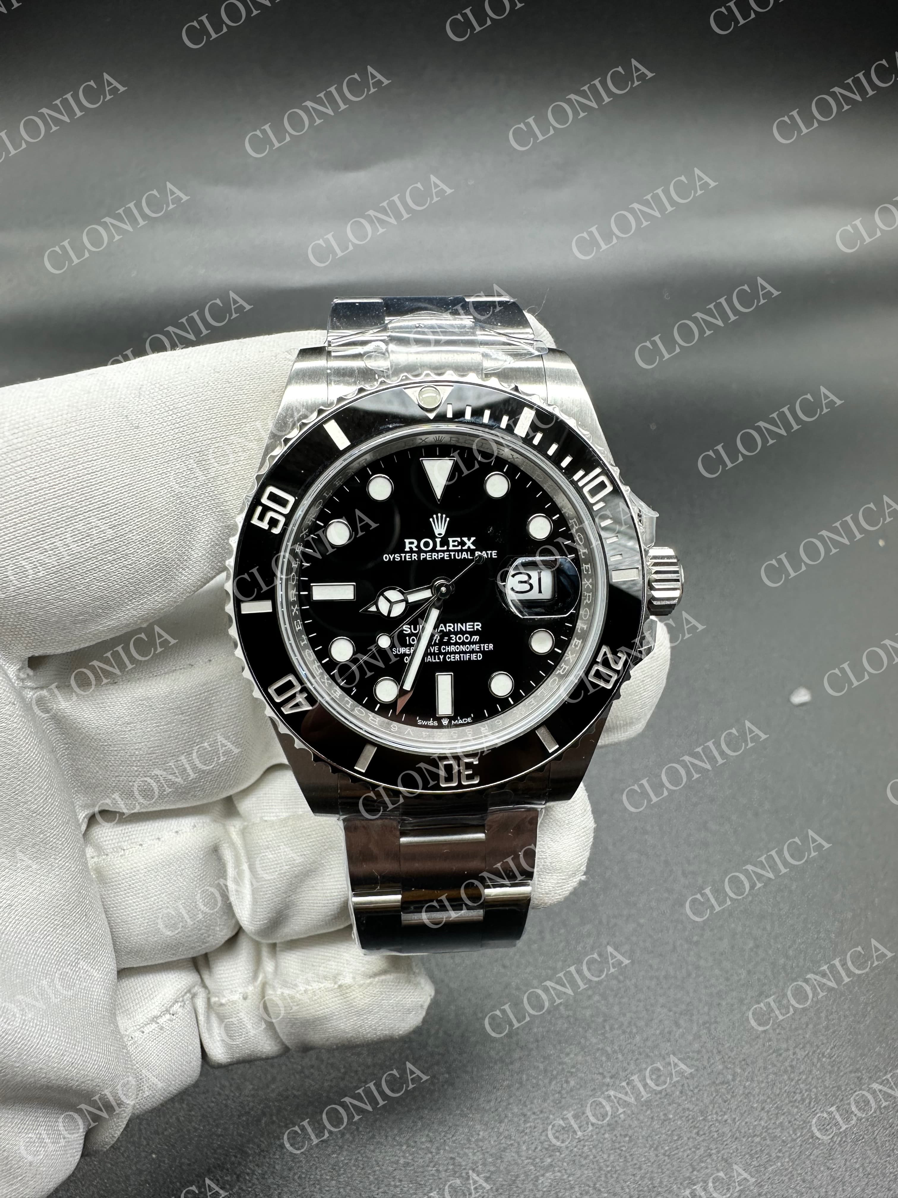 SUBMARINER 41MM 126610LN 904L SS BLACK DIAL ON 904L SS BRACELET — view 1