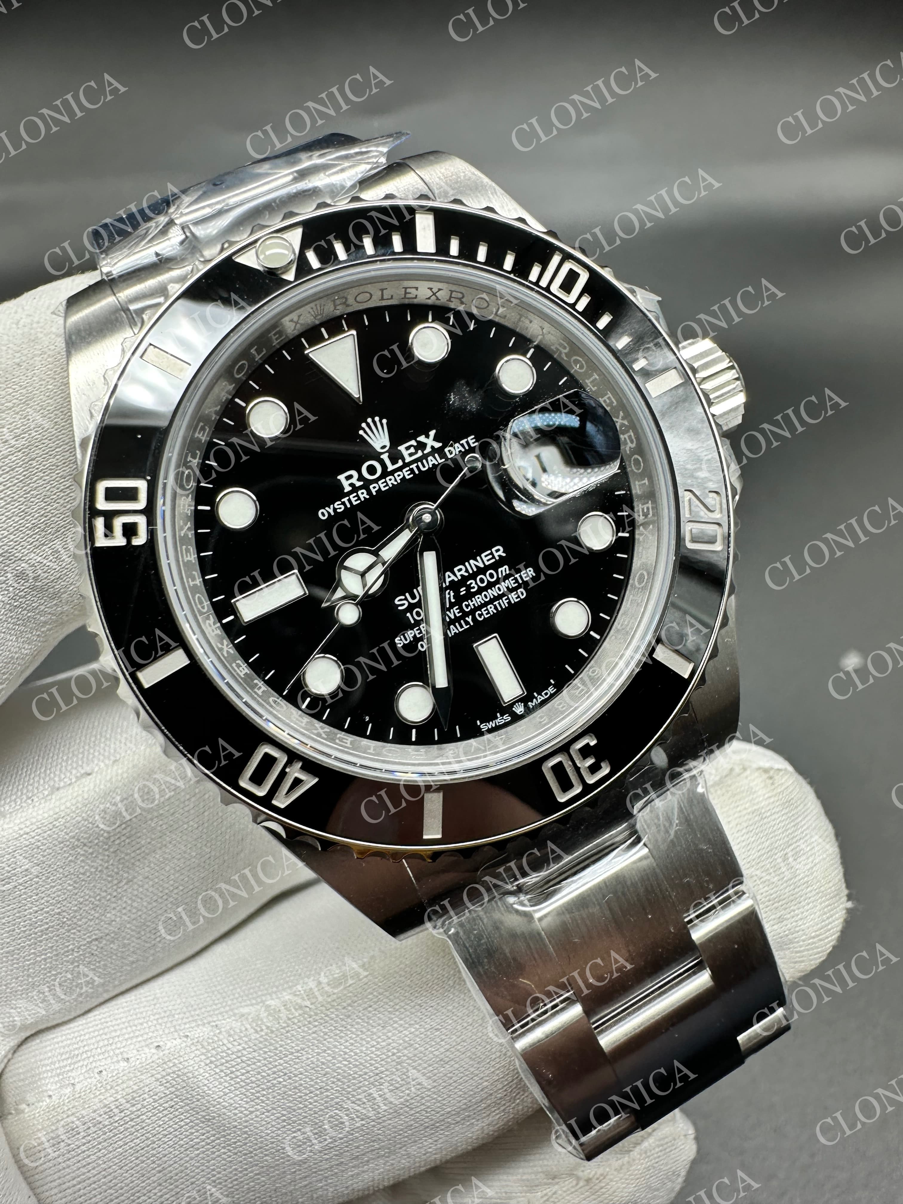 SUBMARINER 41MM 126610LN 904L SS BLACK DIAL ON 904L SS BRACELET — view 2