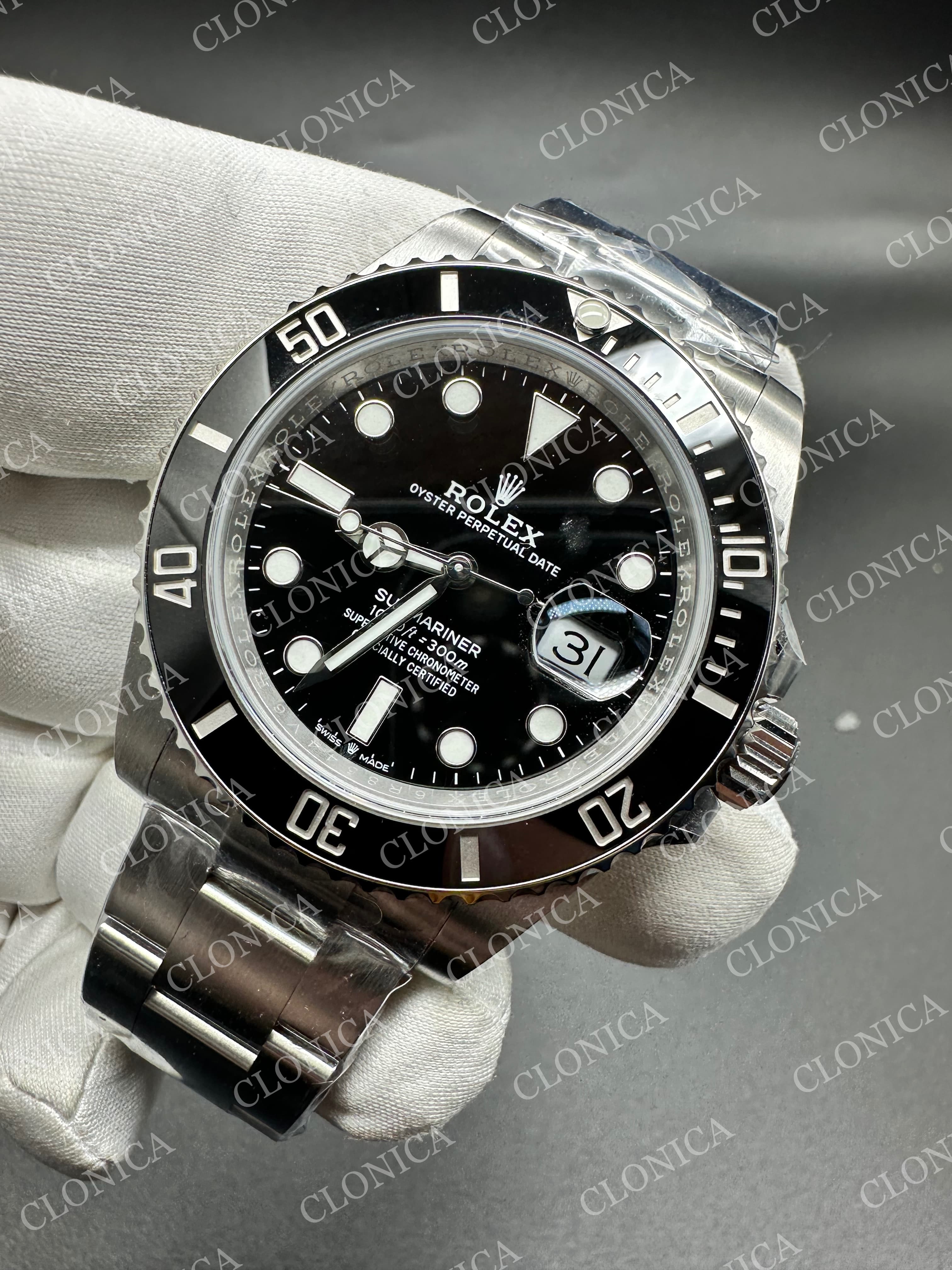 SUBMARINER 41MM 126610LN 904L SS BLACK DIAL ON 904L SS BRACELET — view 3