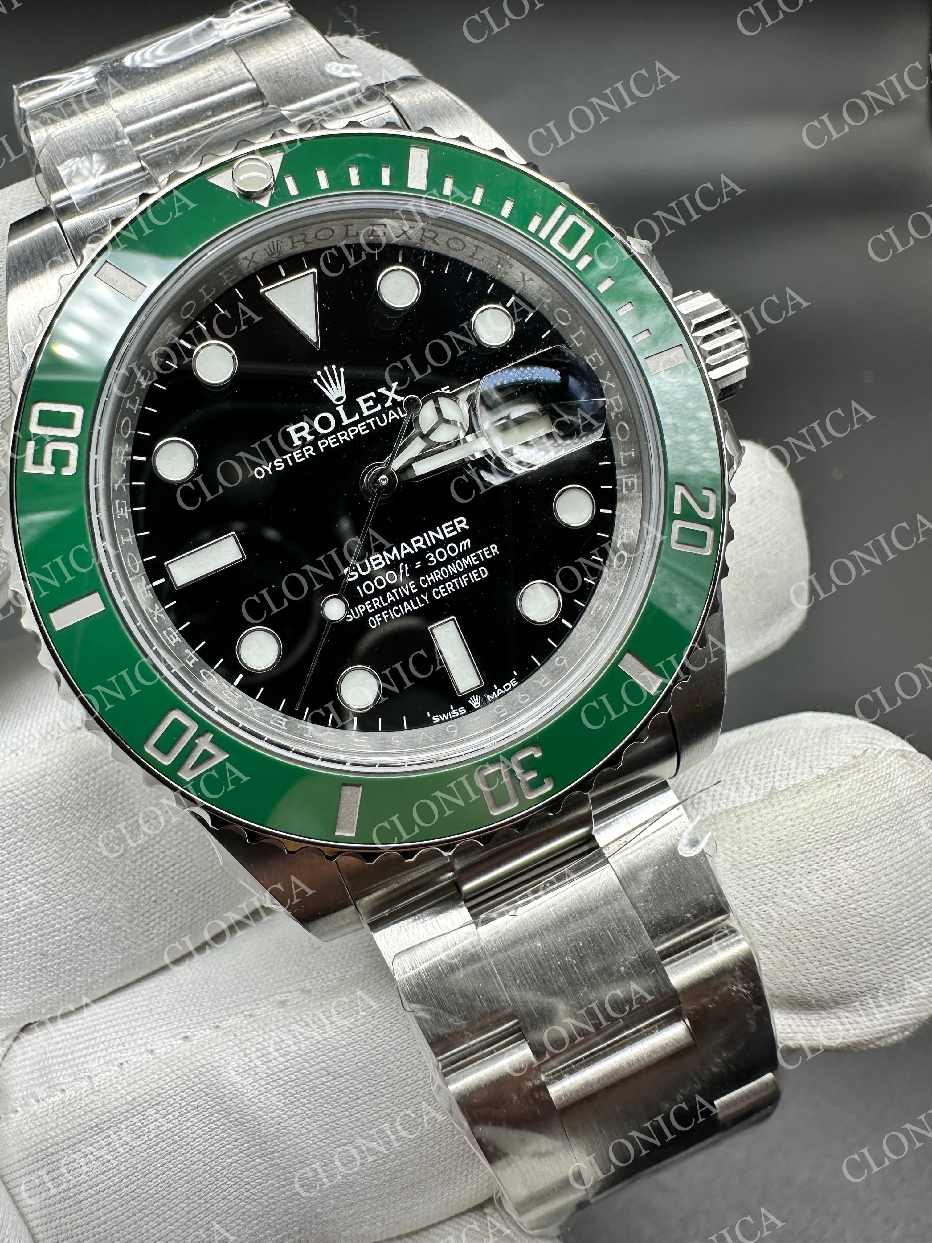 SUBMARINER 41MM 126610LV 904L SS BLACK DIAL ON 904L SS BRACELET — view 2
