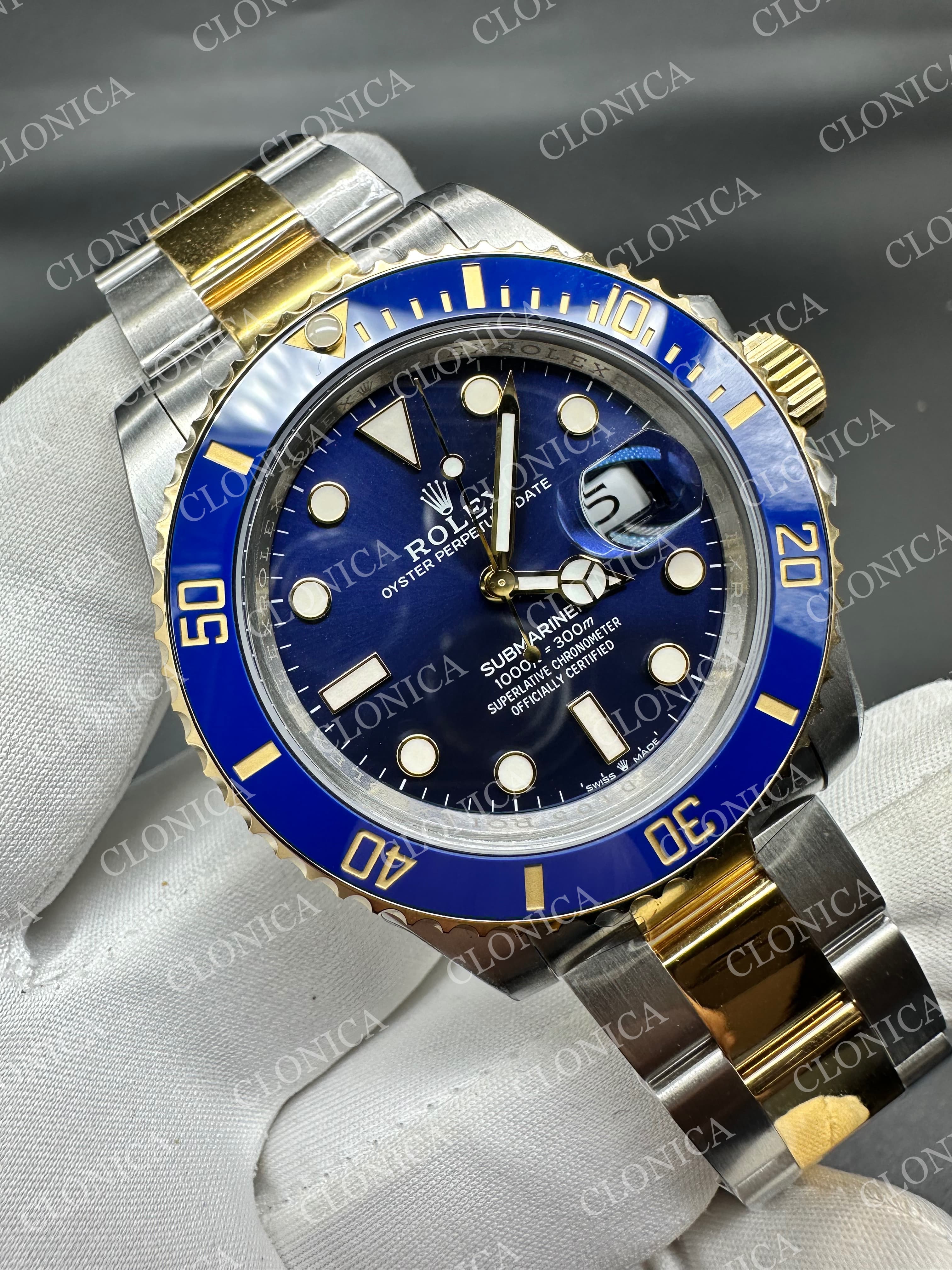 SUBMARINER 126613 LB GAIN WEIGHT BLUE DIAL ON SS/YG BRACELET — view 2
