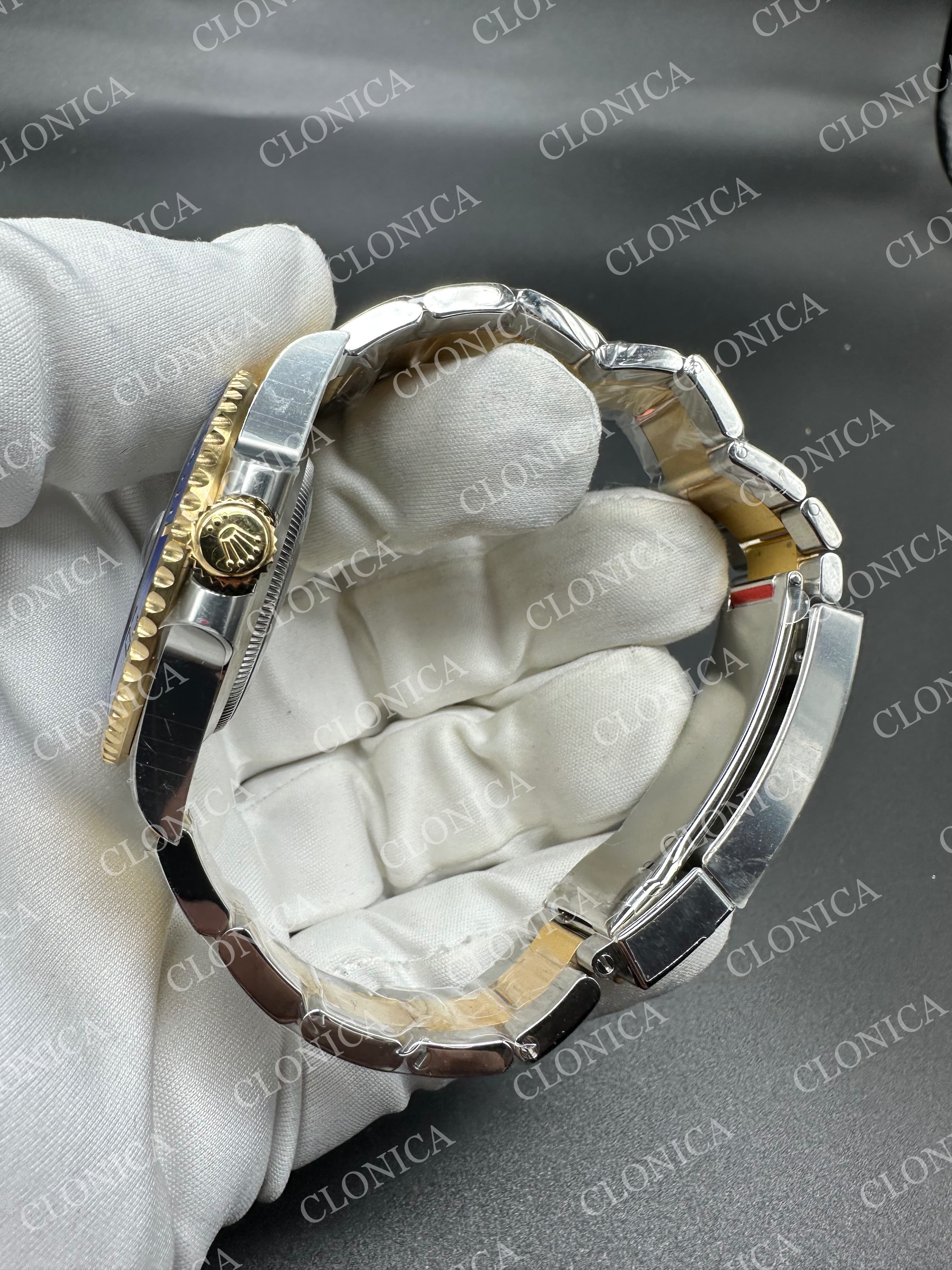 SUBMARINER 126613 LB GAIN WEIGHT BLUE DIAL ON SS/YG BRACELET — view 4