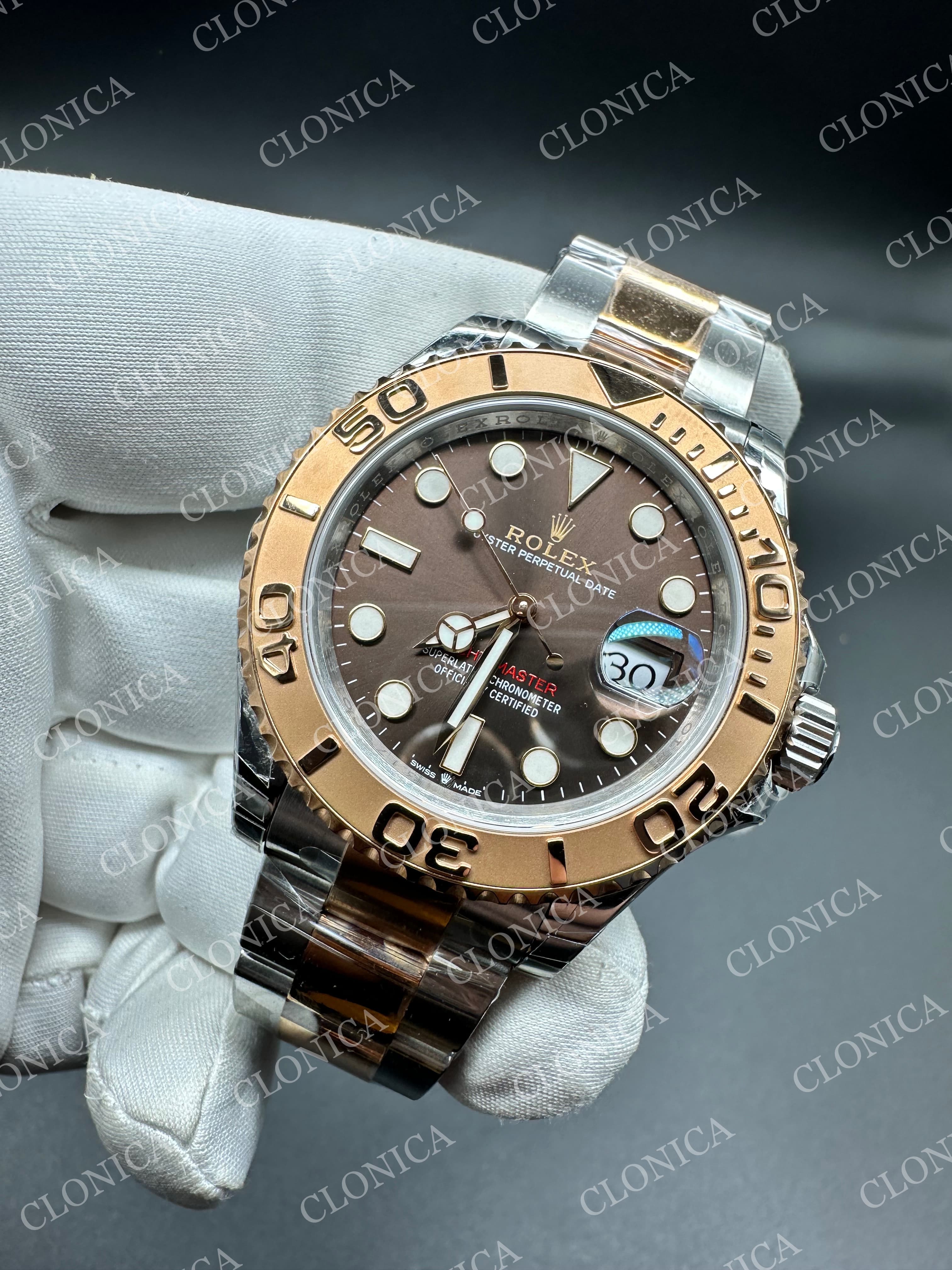 YACHT-MASTER 126621 904L/RG BROWN DIAL ON 904L/RG BRACELET — view 3
