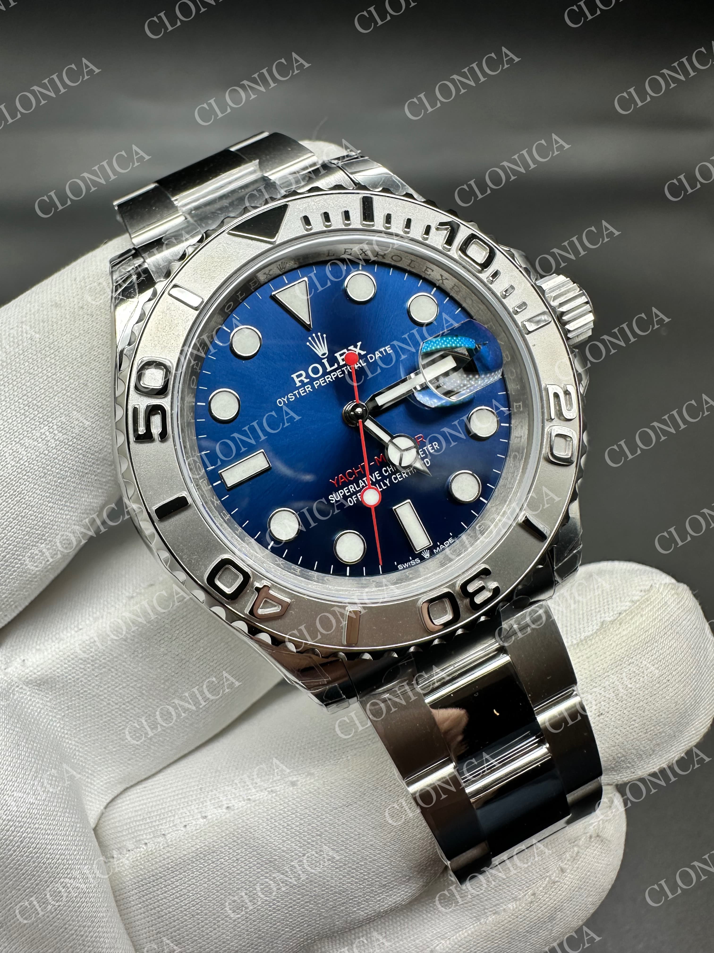 YACHT-MASTER 126622 904L QF 1:1 BEST EDITION BLUE DIAL ON 904L SS BRACELET — view 2