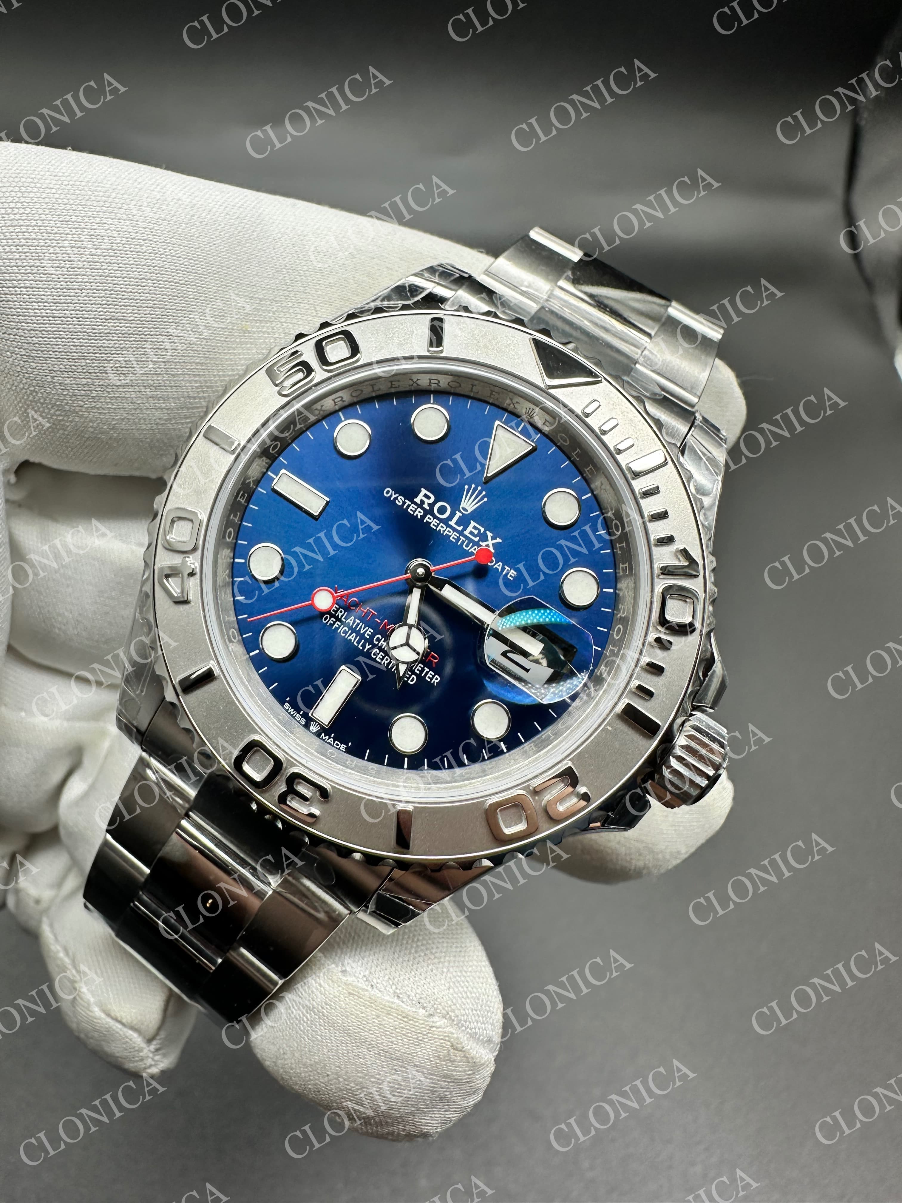 YACHT-MASTER 126622 904L QF 1:1 BEST EDITION BLUE DIAL ON 904L SS BRACELET — view 3