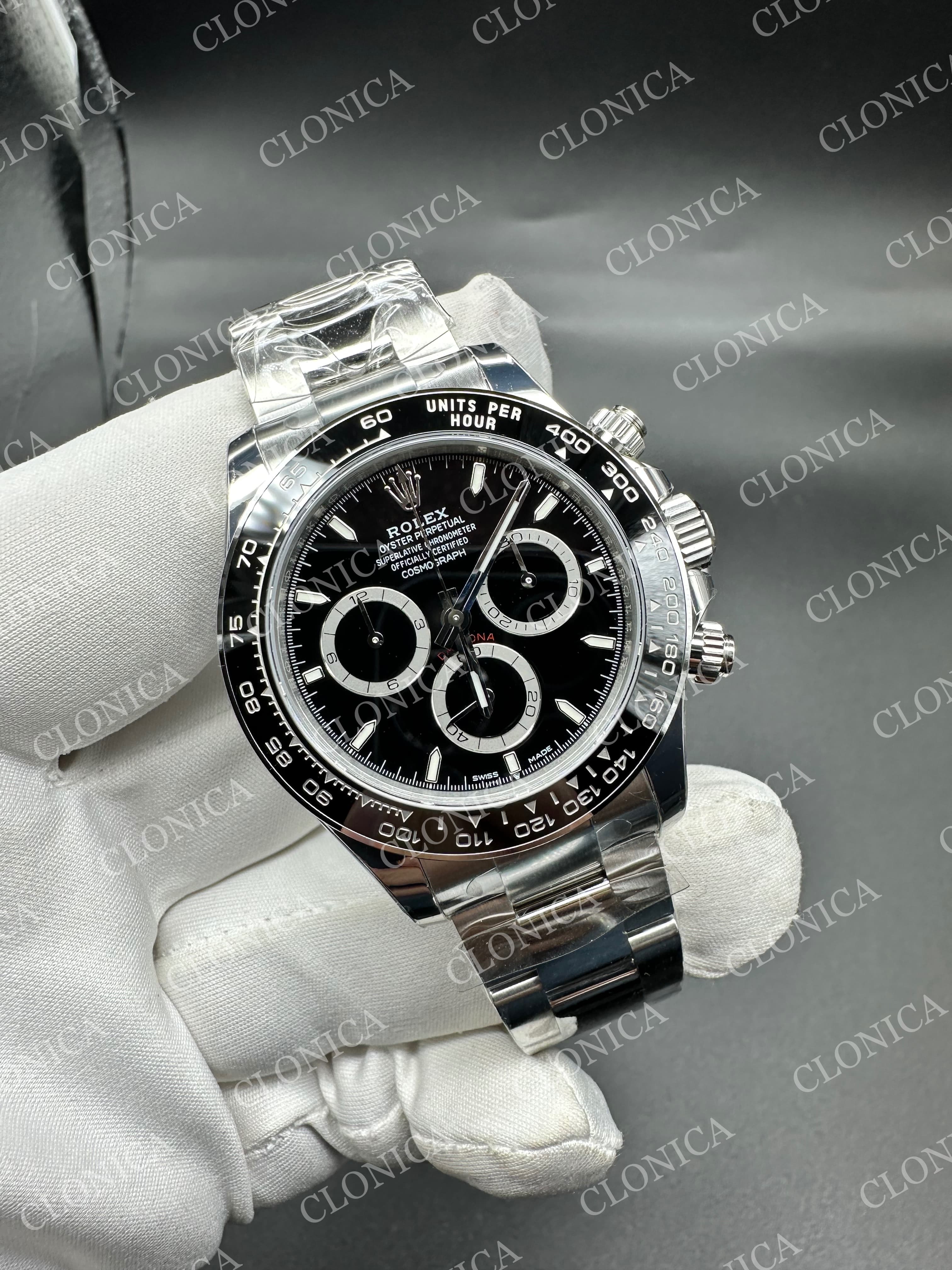 DAYTONA 126500 904L SS BLACK DIAL ON 904L SS BRACELET DD4131 — view 2