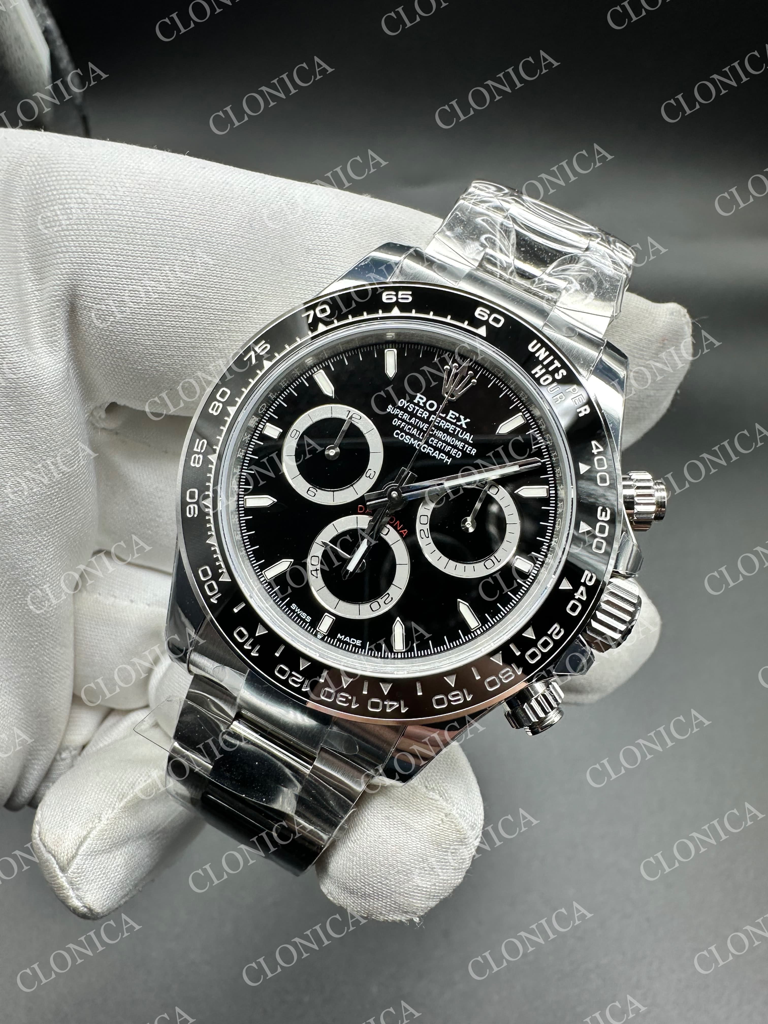 DAYTONA 126500 904L SS BLACK DIAL ON 904L SS BRACELET DD4131 — view 3