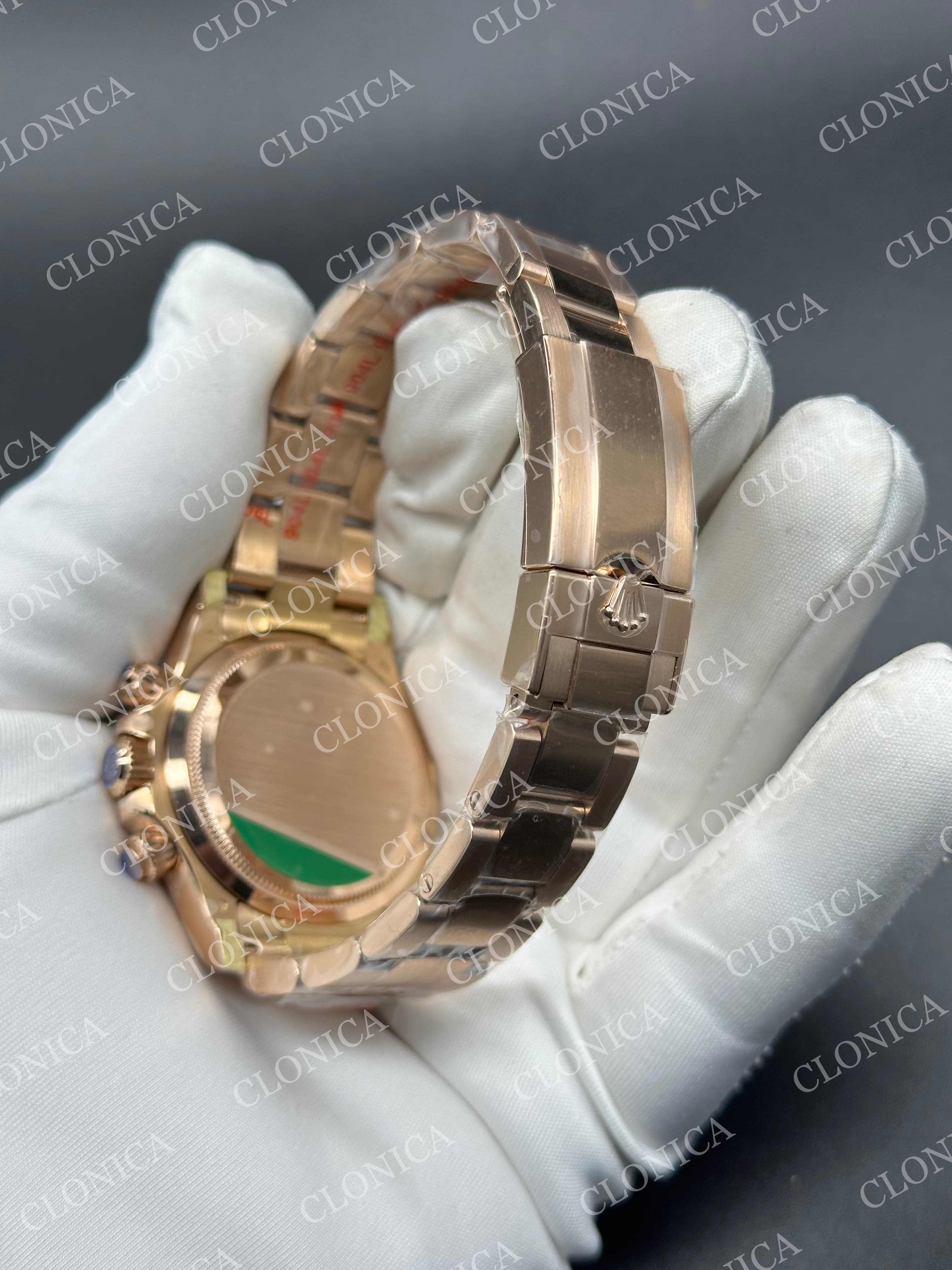 DAYTONA 126505 RG BROWN/BLACK STICK DIAL ON RG BRACLET DD4131 (WEIGHTED) — view 5