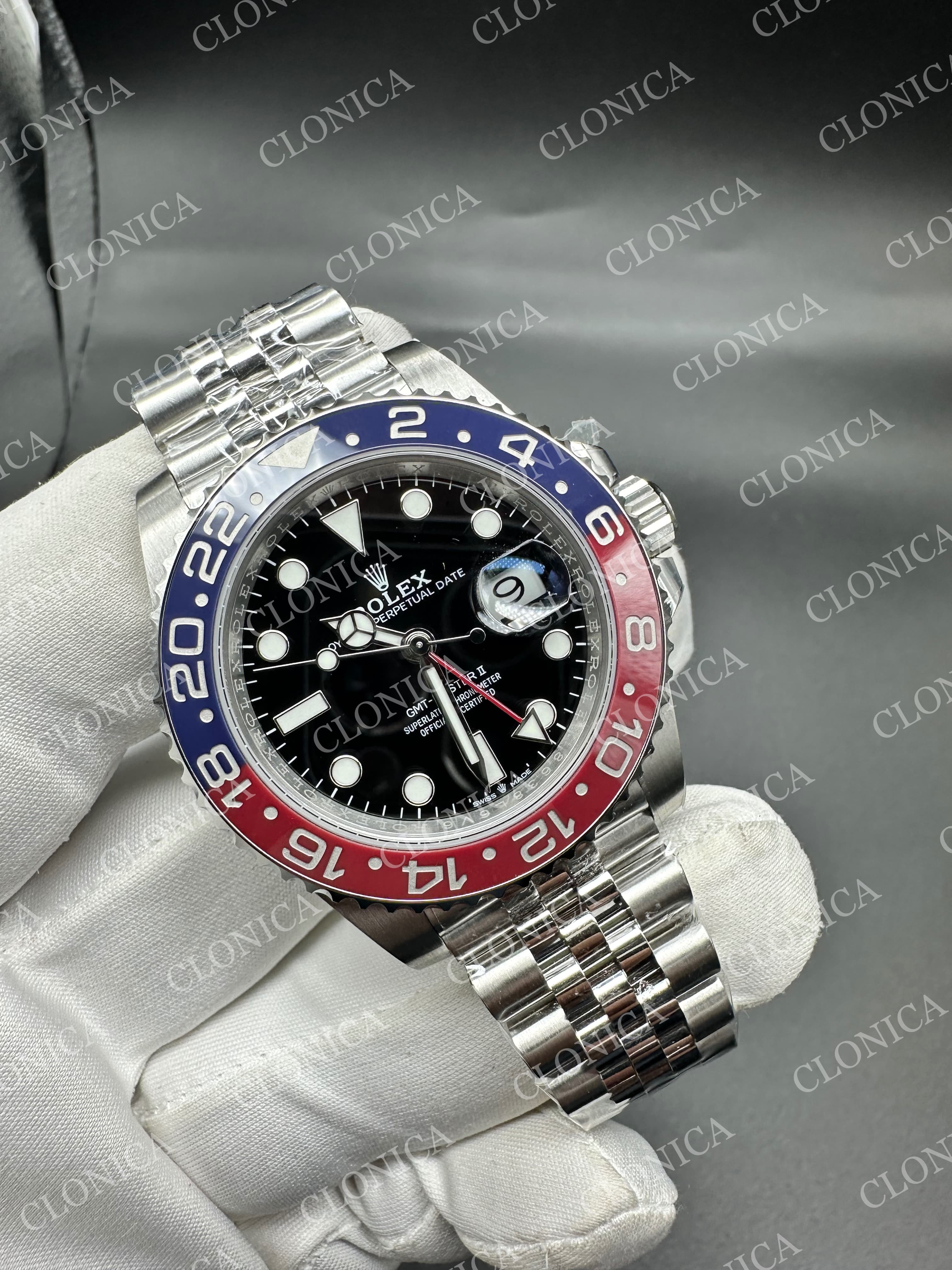 GMT-MASTER II 126710 BLRO 904L SS BLACK DIAL ON JUBILEE BRACELET DD3285 — view 2