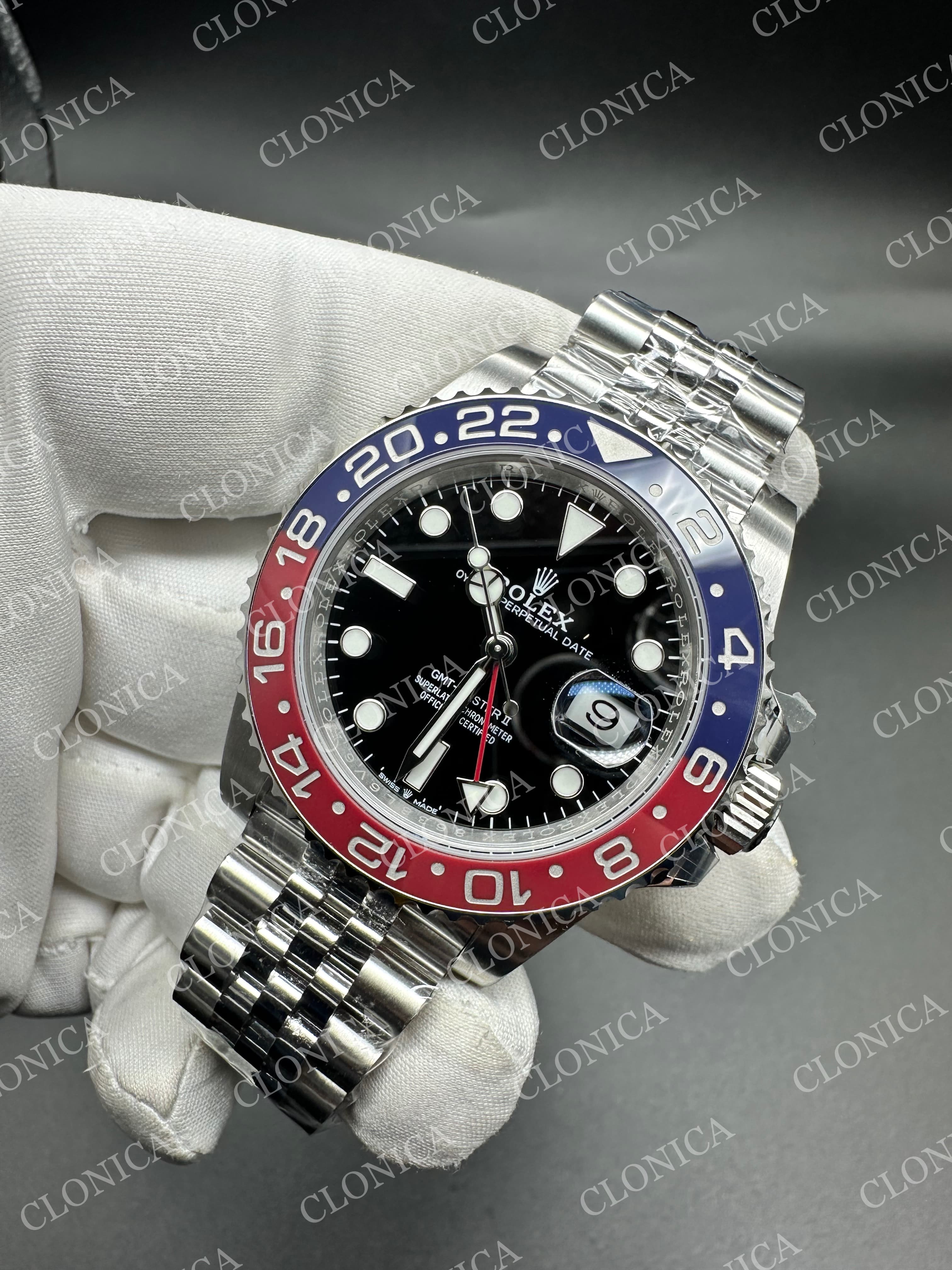GMT-MASTER II 126710 BLRO 904L SS BLACK DIAL ON JUBILEE BRACELET DD3285 — view 3