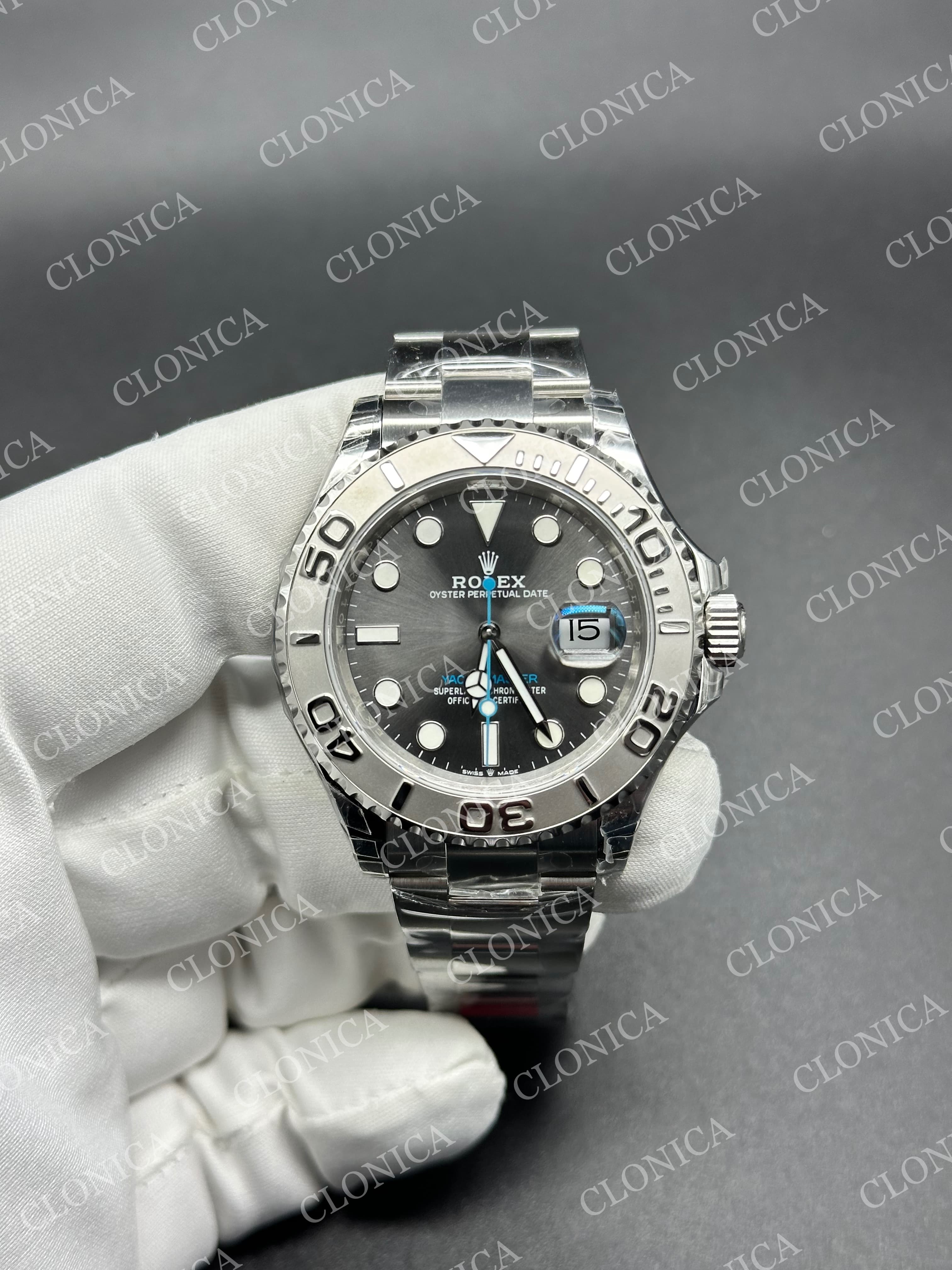YACHT-MASTER 126622 904L 1:1 GREY DIAL ON 904L SS BRACELET — view 1