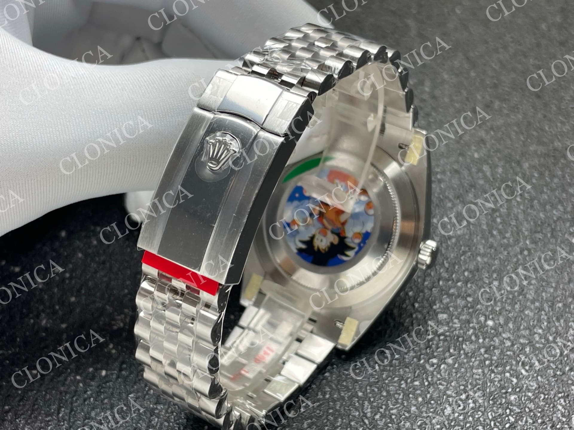 DATEJUST 41 126334 904L SS OMBRE GREEN DIAL ON JUBILEE BRACELET DD3235 — view 5
