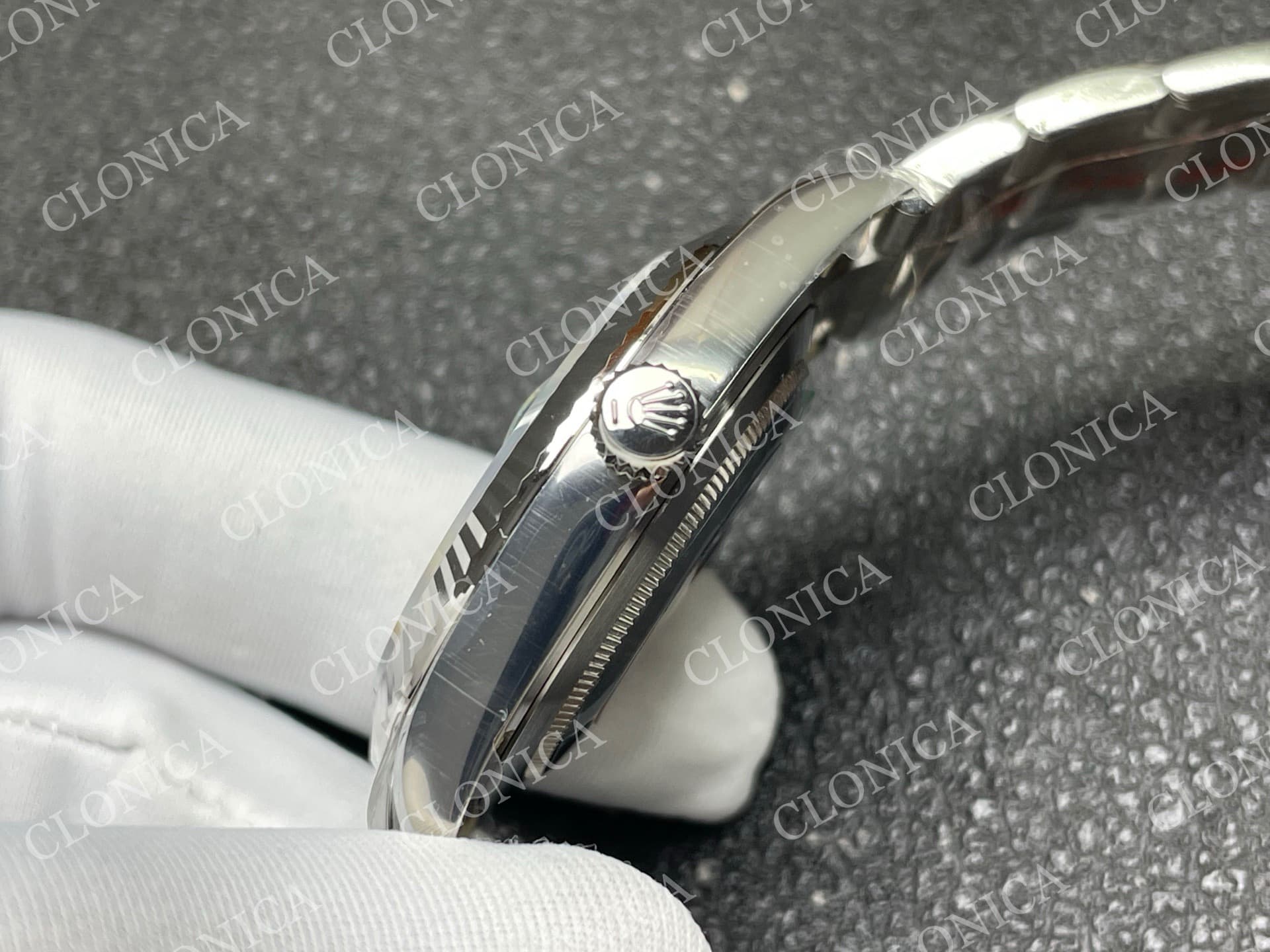 DATEJUST 41 126334 904L SS OMBRE GREEN DIAL ON OYSTER BRACELET DD3235 — view 7