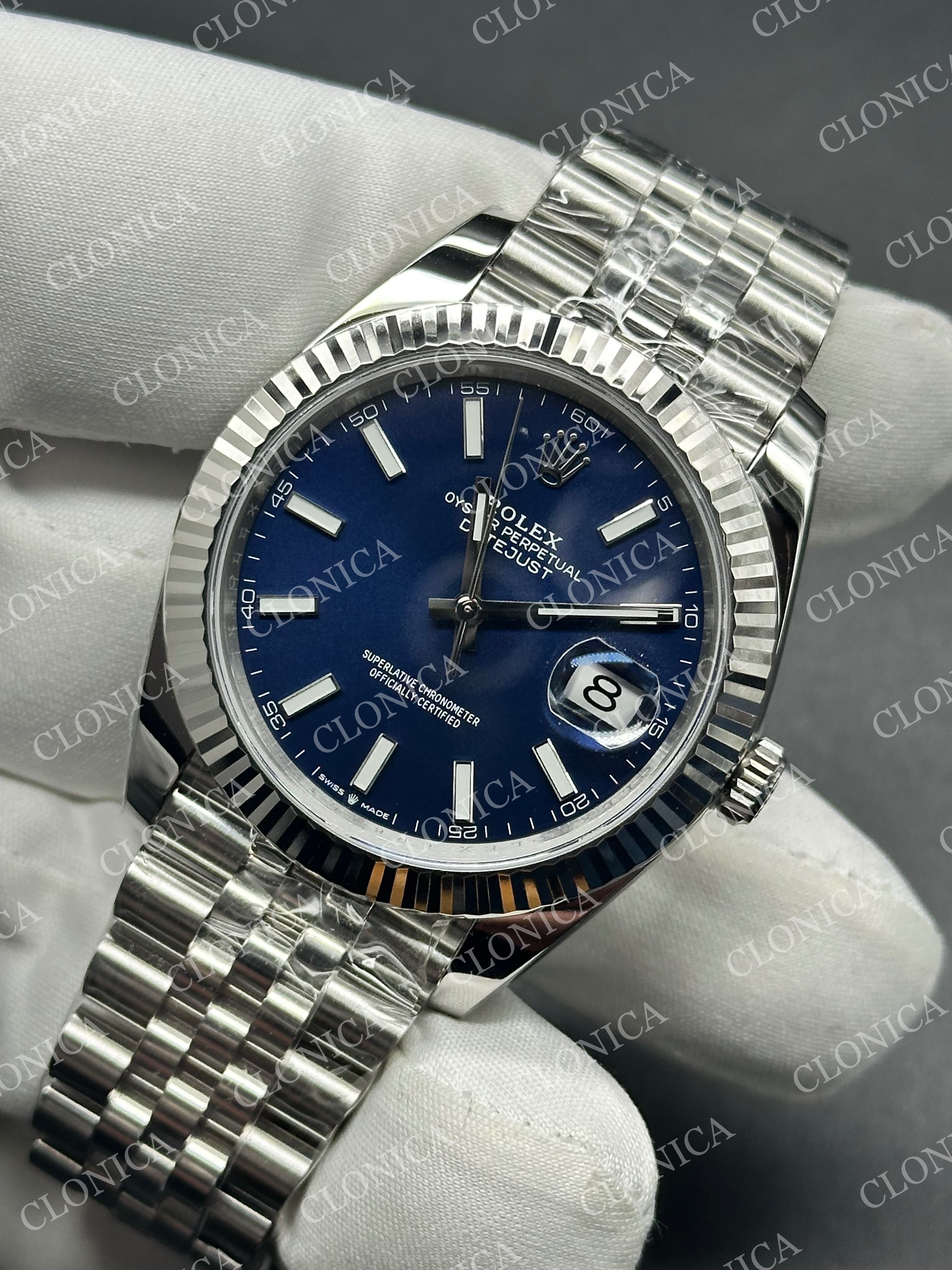 DATEJUST 41MM 126334 904L SS BLUE DIAL — view 3