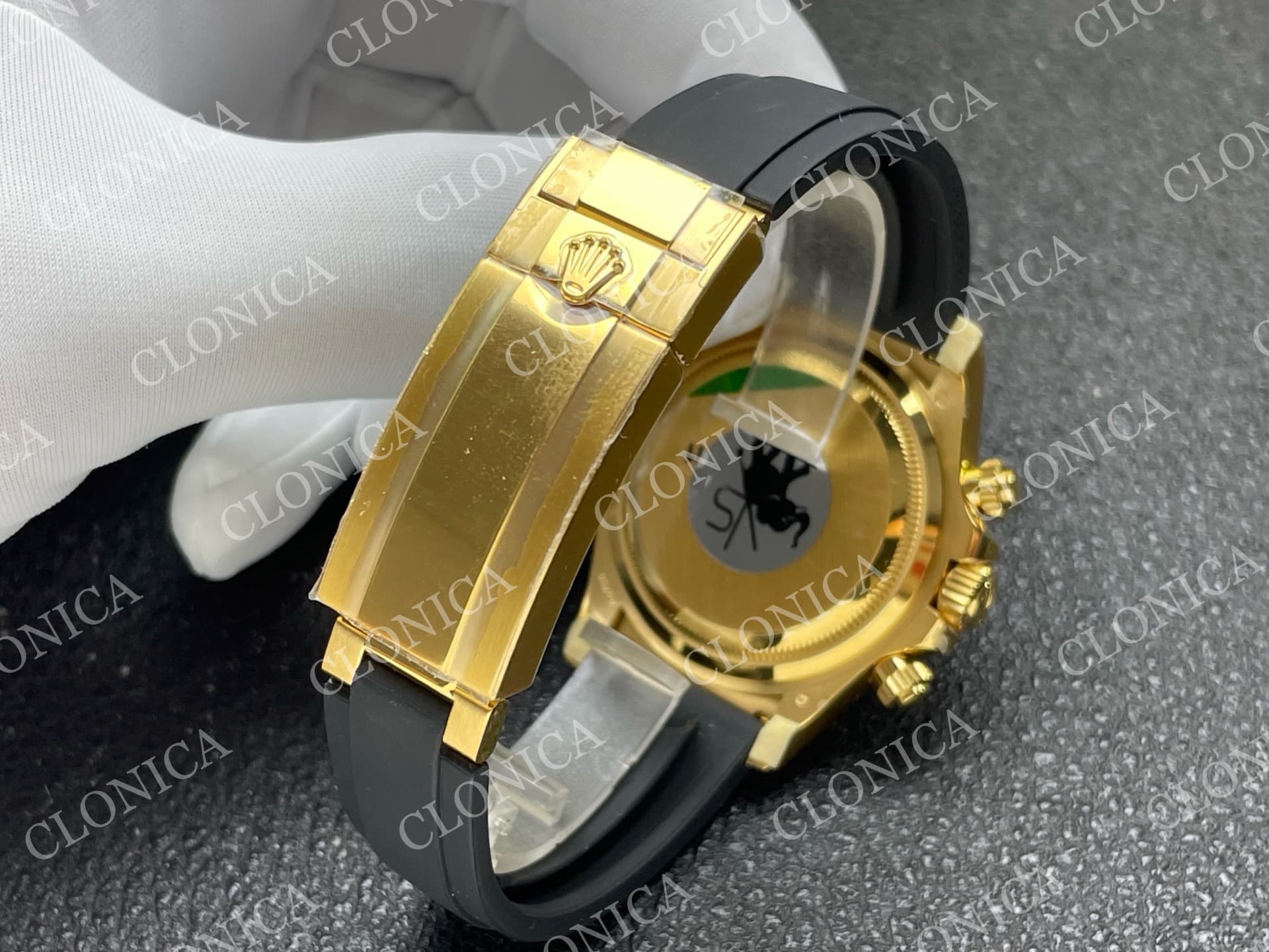DAYTONA 126518 GAIN WEIGHT WHITE DIAL YG SUBDIAL ON OYSTERFLEX STRAP — view 5