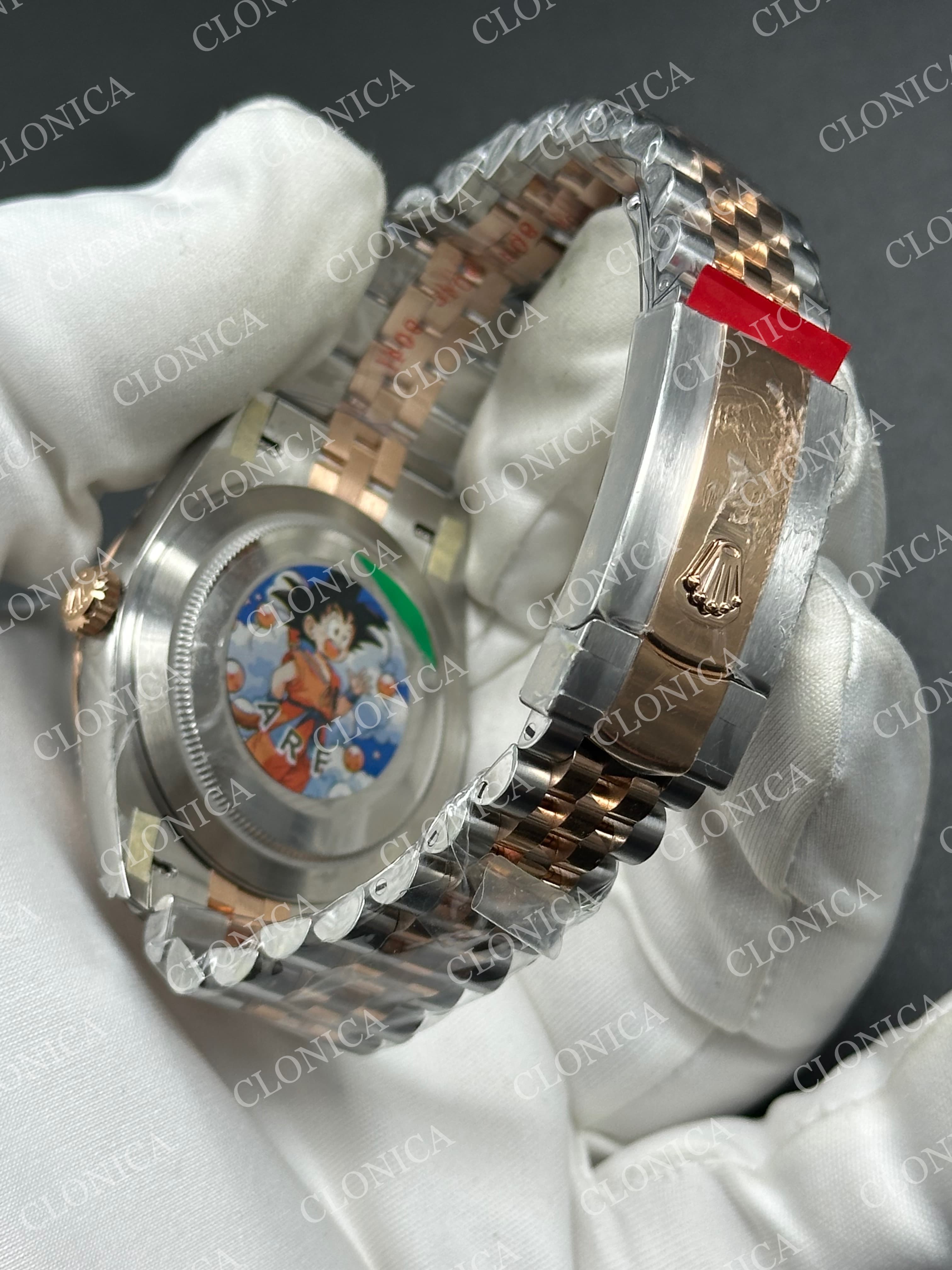 DATEJUST 41 SS 126231 904L SS/RG BROWN DIAMOND DIAL STICK MARKERS ON JUBILEE BRACELET DD3235 — view 5