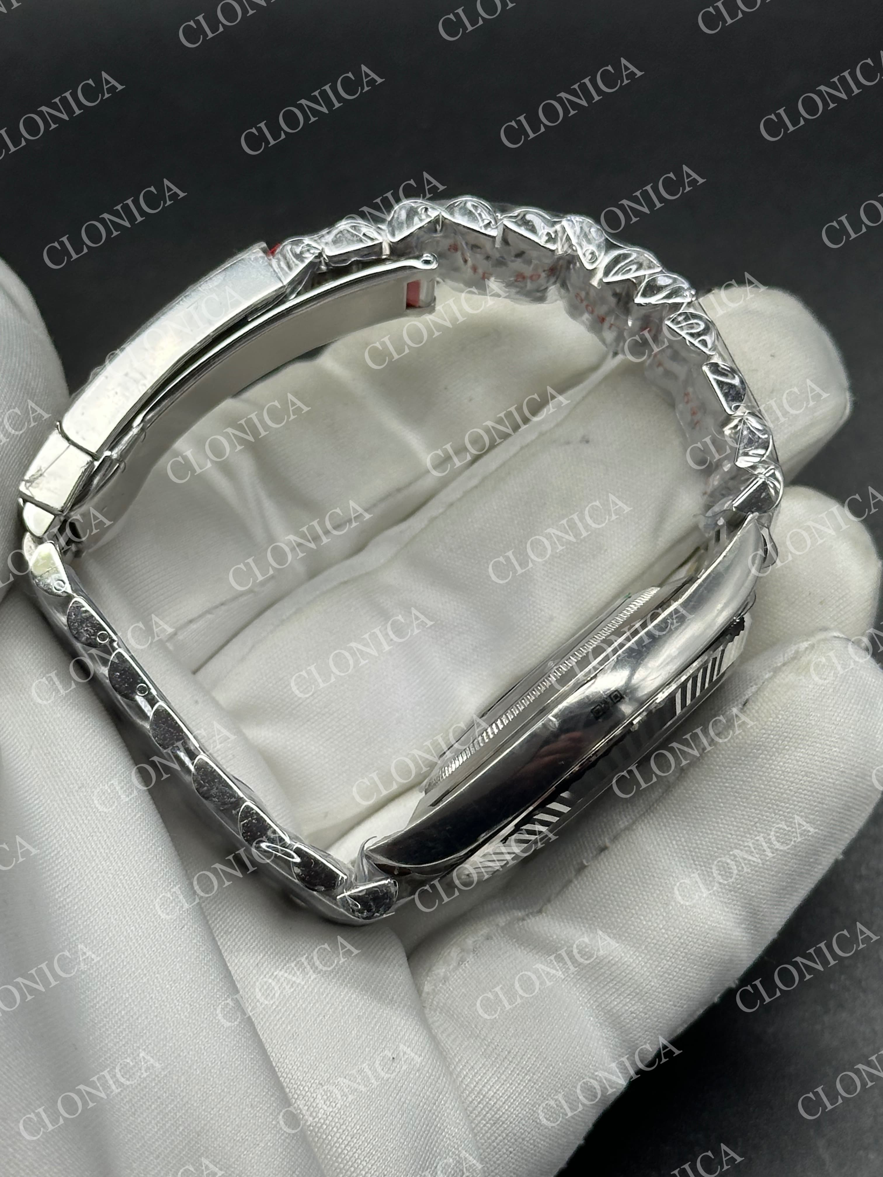 DATEJUST 41 SS 126231 904L SS BLACK DIAL STICK MARKERS ON JUBILEE BRACELET DD3235 — view 6