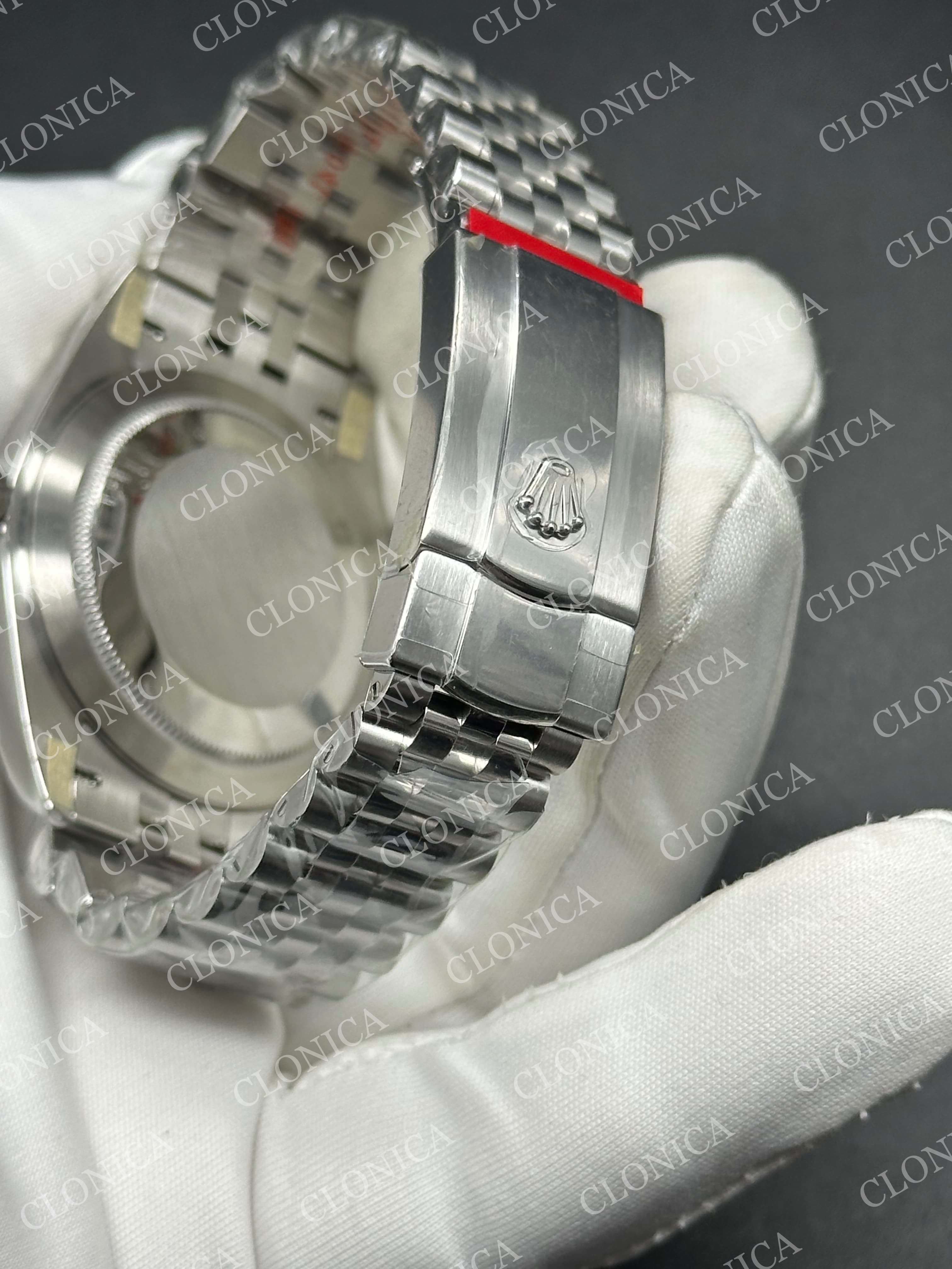 DATEJUST 41 SS 126231 904L SS BLUE ROMAN DIAL STICK MARKERS ON JUBILEE BRACELET DD3235 — view 5