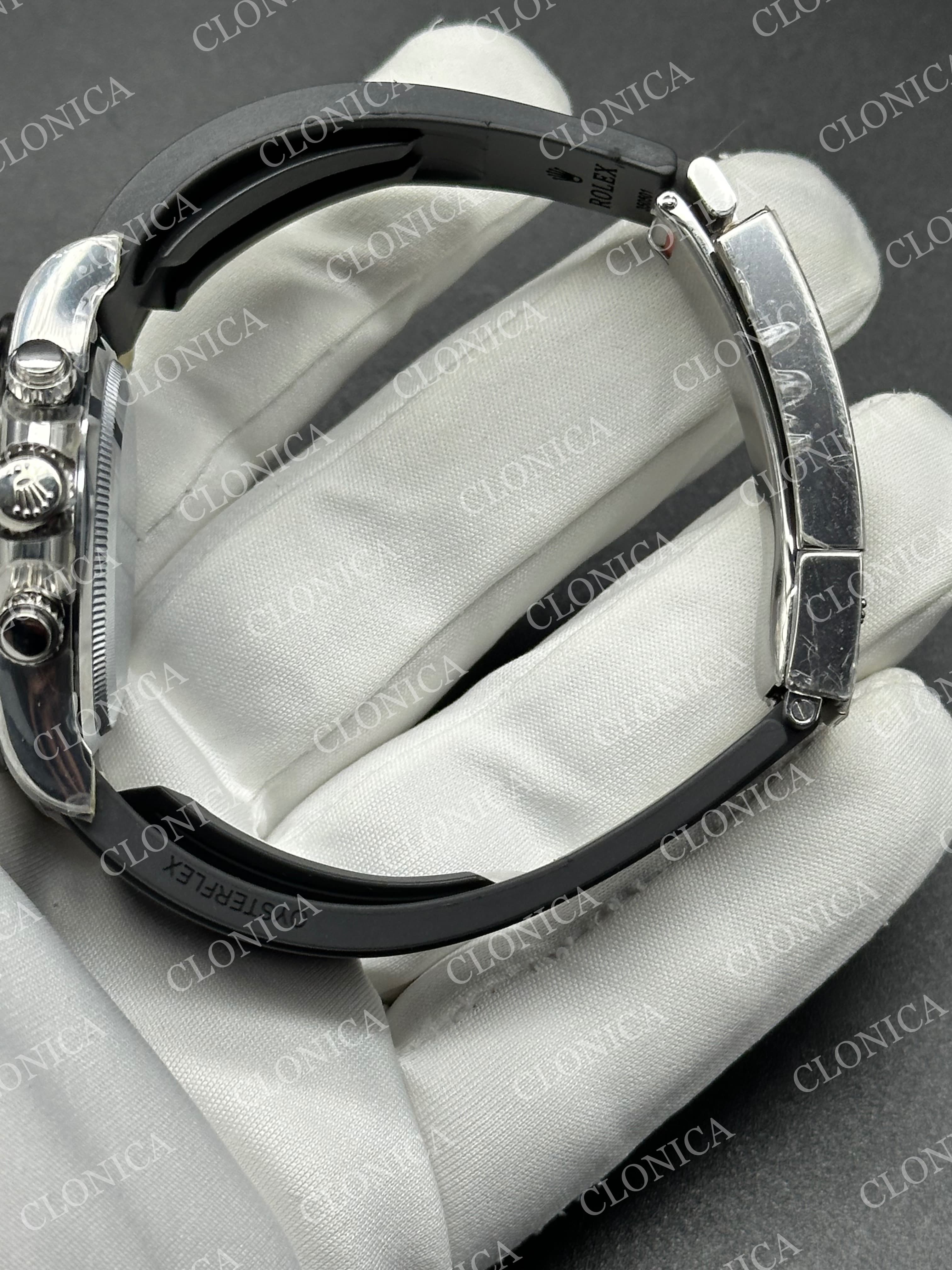 DAYTONA 126519 GAIN WEIGHT METEORIDE DIAL BLACK SUBDIAL ON OYSTERFLEX STRAP — view 5