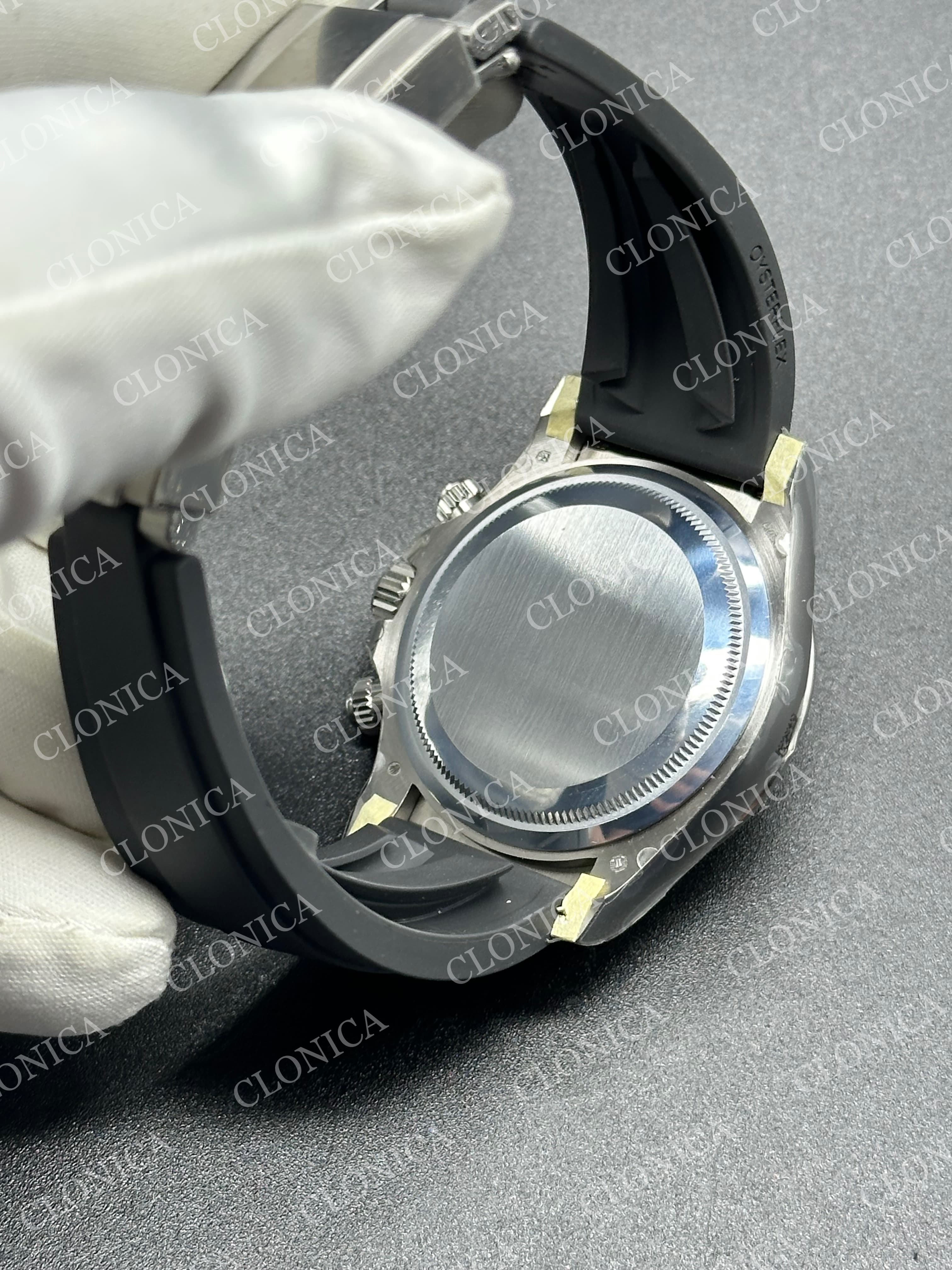 DAYTONA 126519 GAIN WEIGHT METEORIDE DIAL BLACK SUBDIAL ON OYSTERFLEX STRAP — view 8